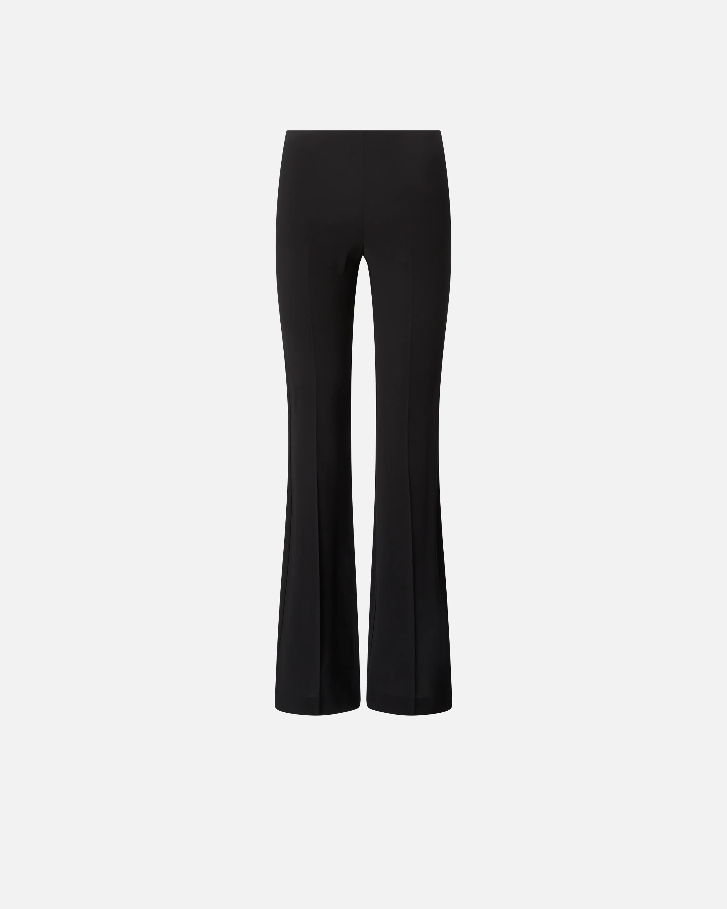 Flared trousers with pressed pleat detail - Image 5
