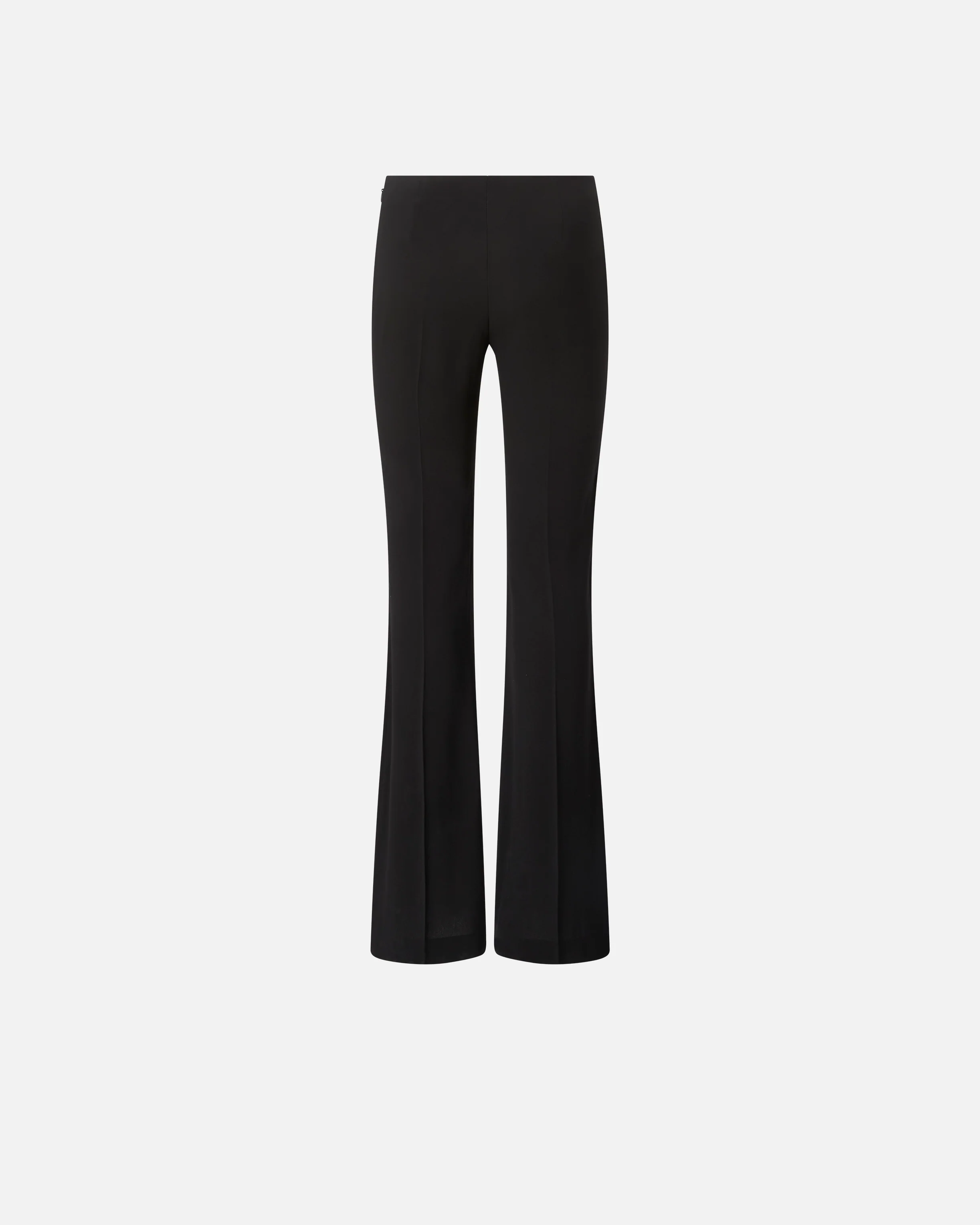 Flared trousers with pressed pleat detail - Image 6