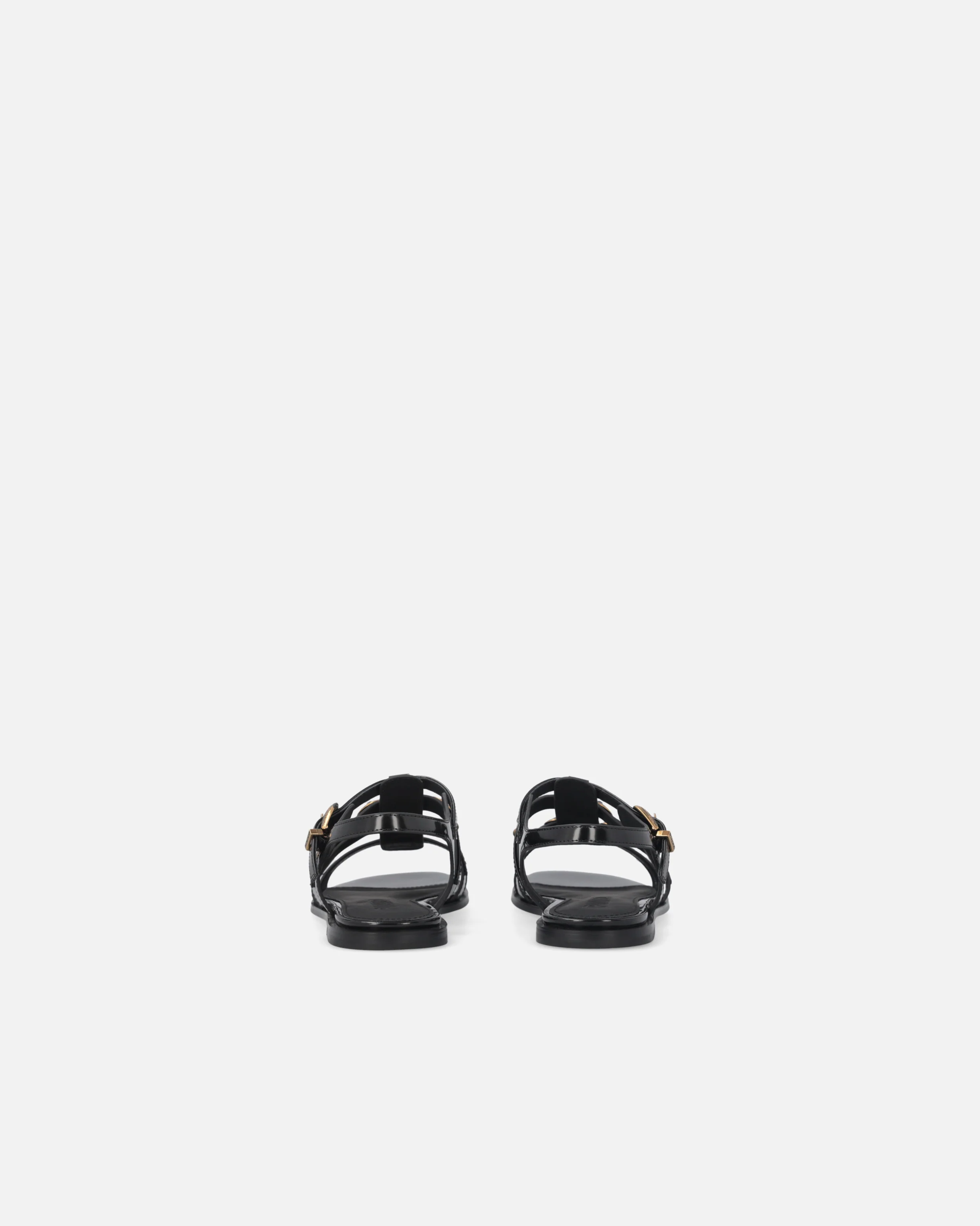 Flat sandals with straps and studs - Image 8