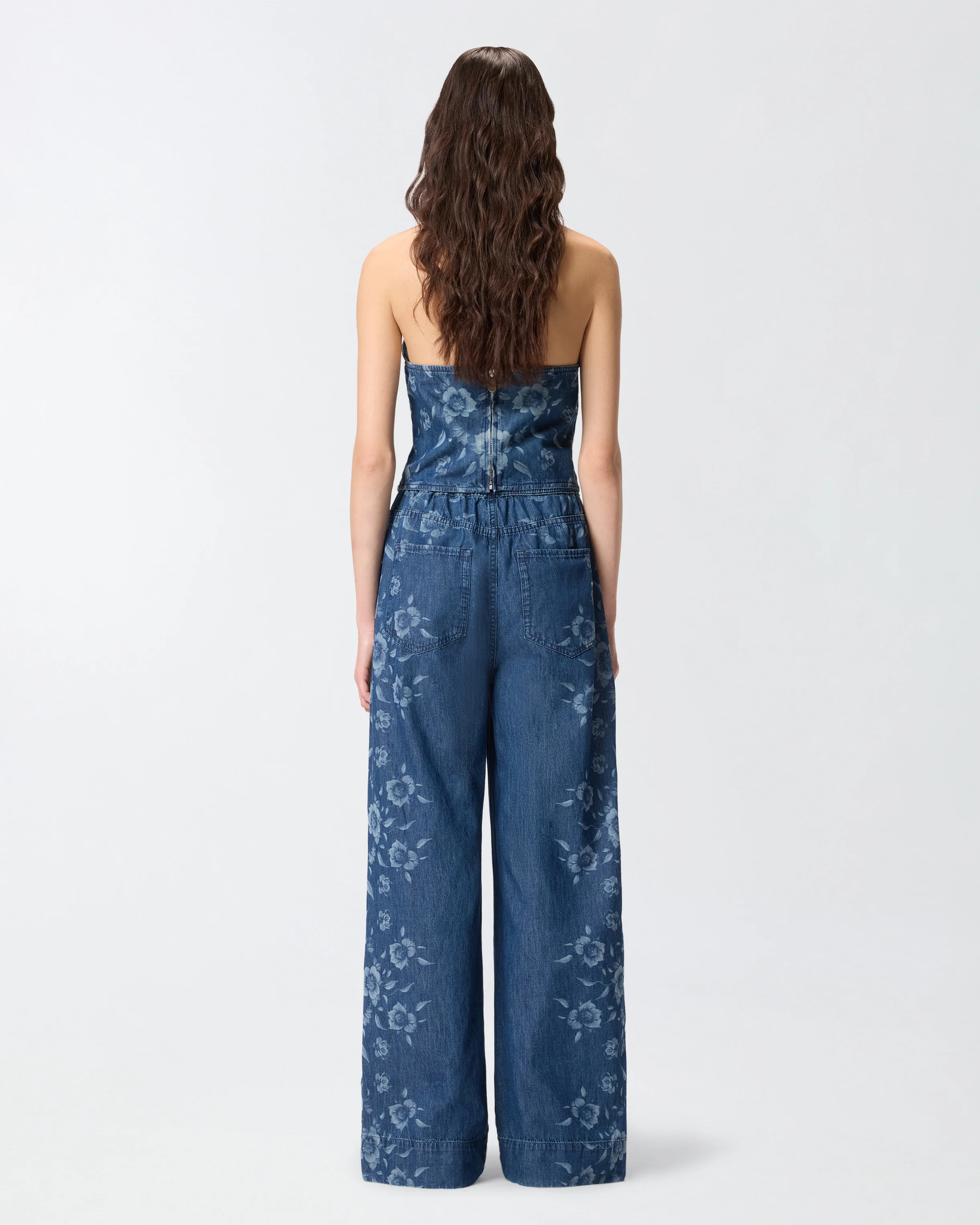 Floral denim jeans - Image 3
