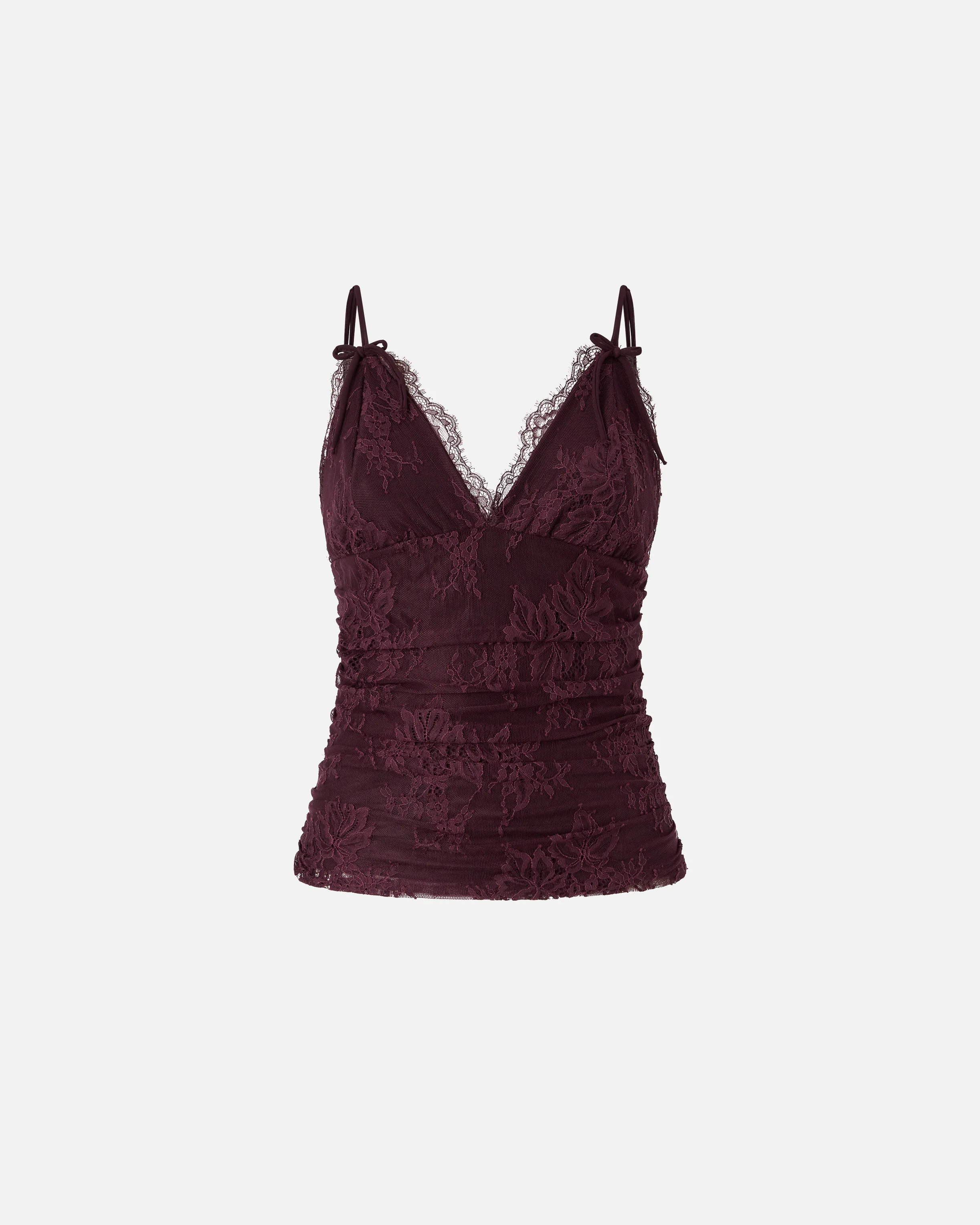 Floral lace top with shoulder straps - Image 5