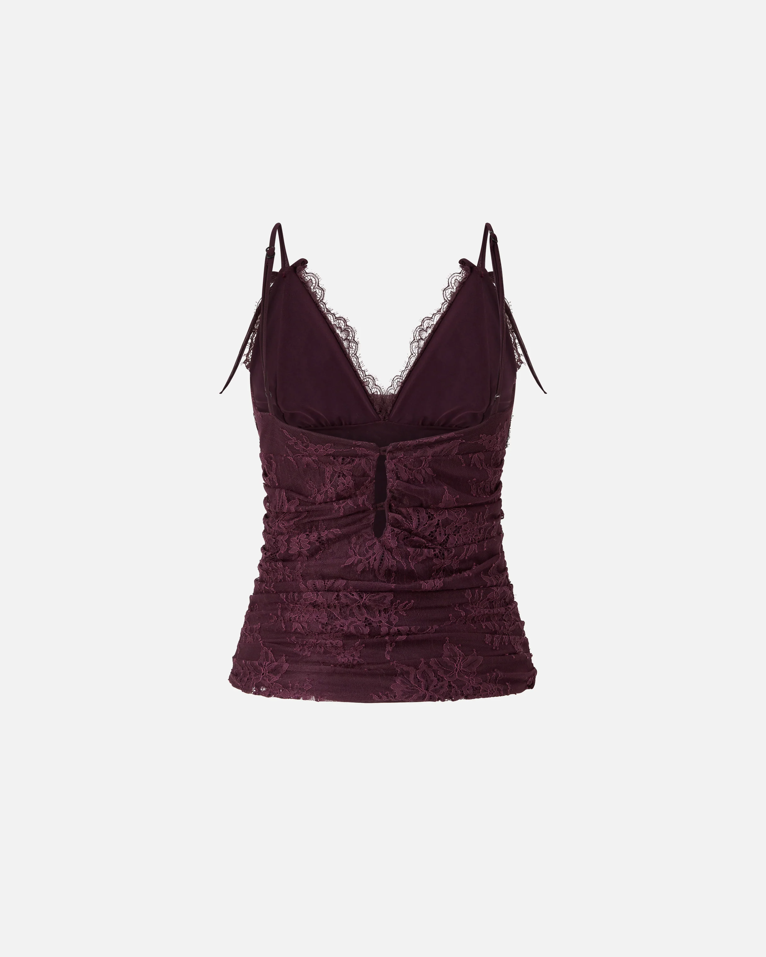 Floral lace top with shoulder straps - Image 6