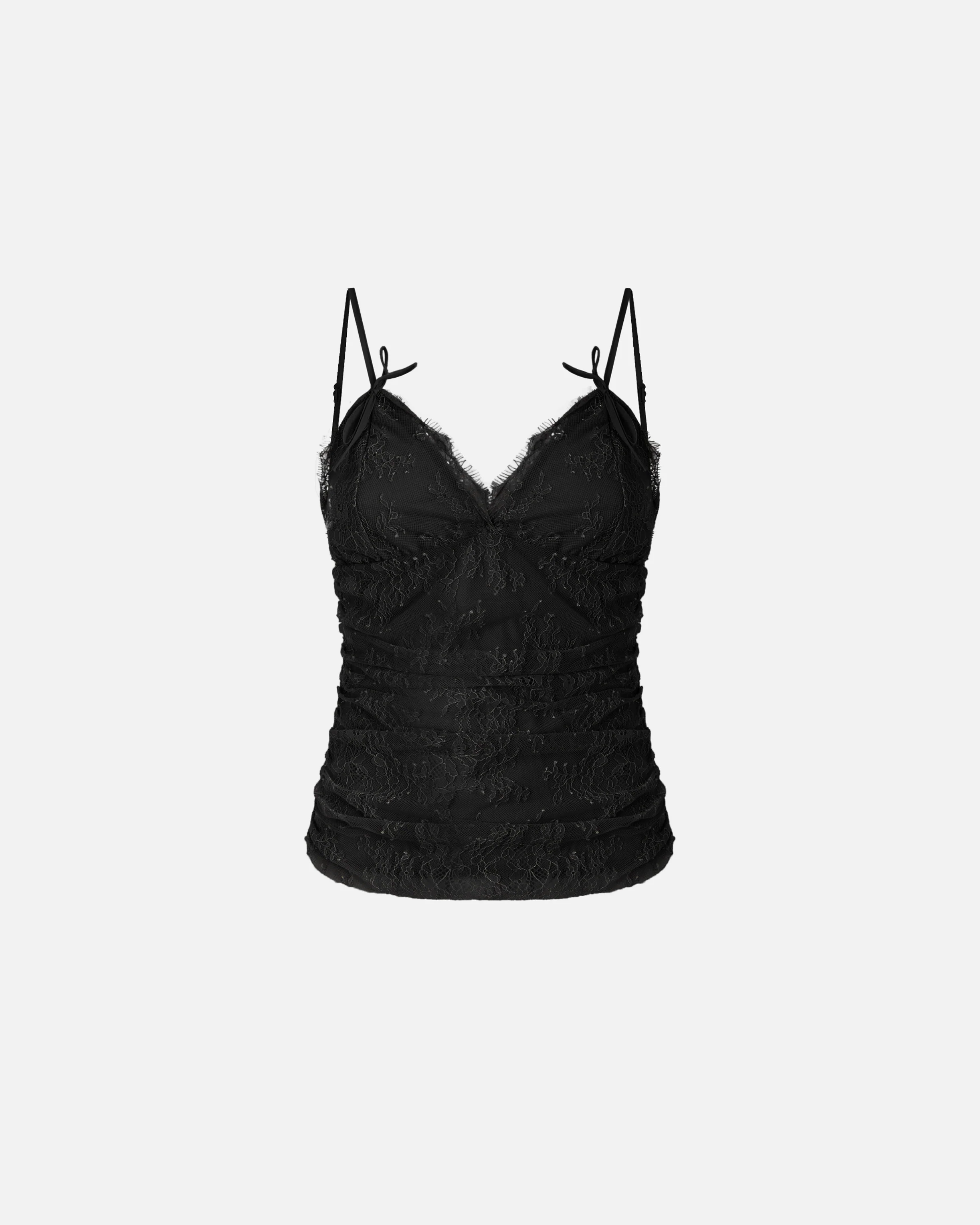 Floral lace top with shoulder straps - Image 5