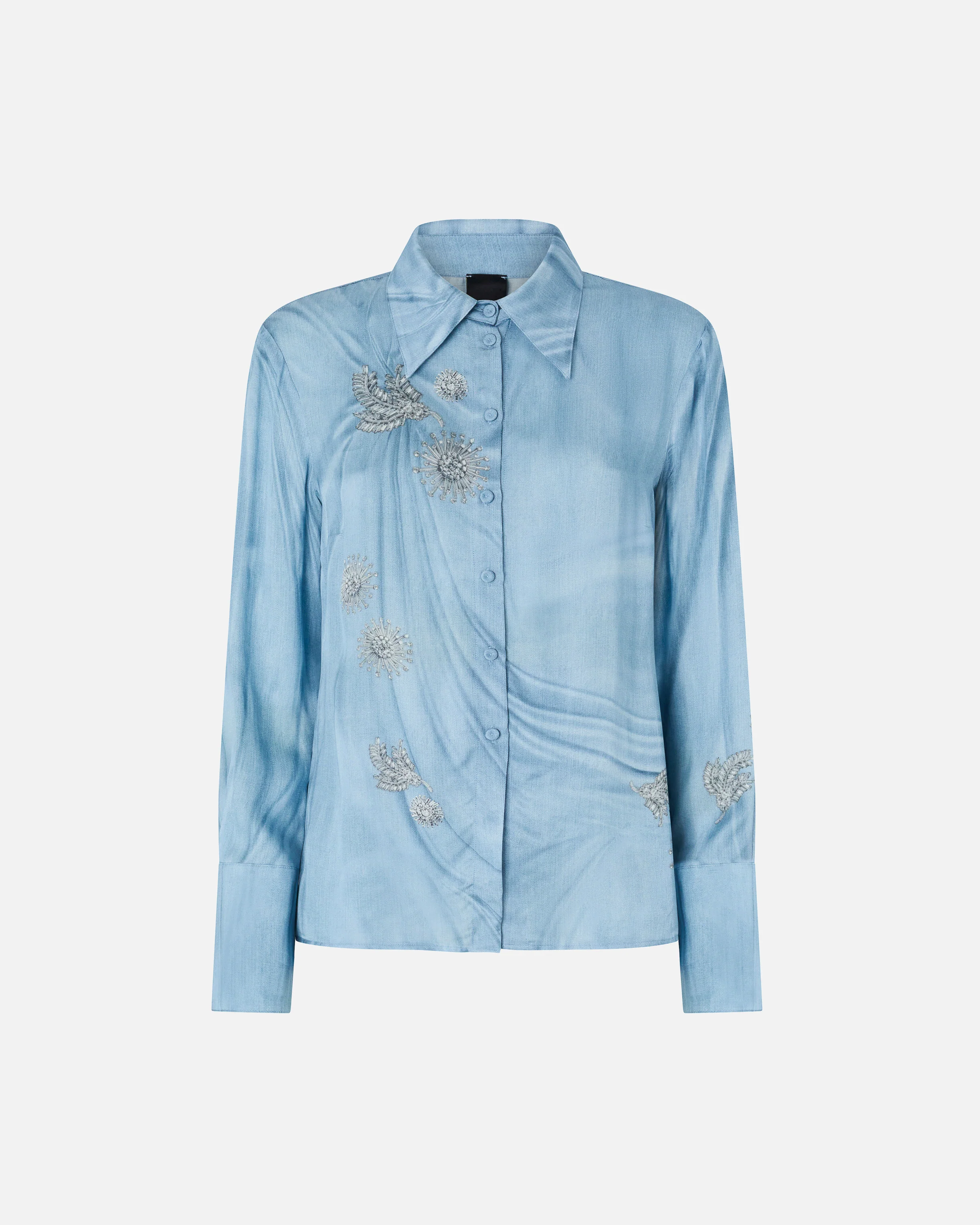 Fluid shirt with placed jewel print - Image 5