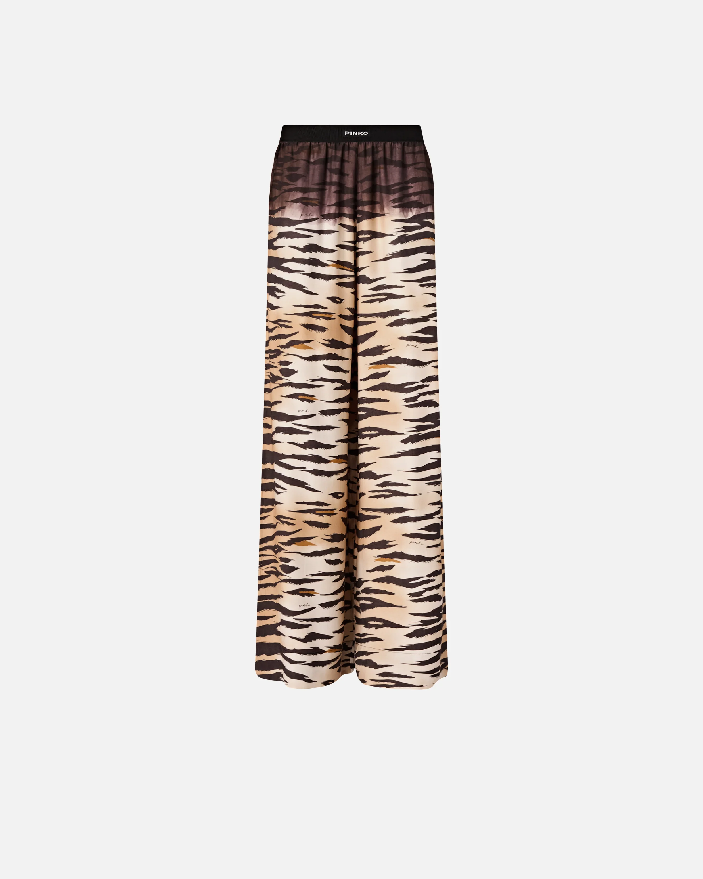 Fluid trousers with tiger print - Image 5