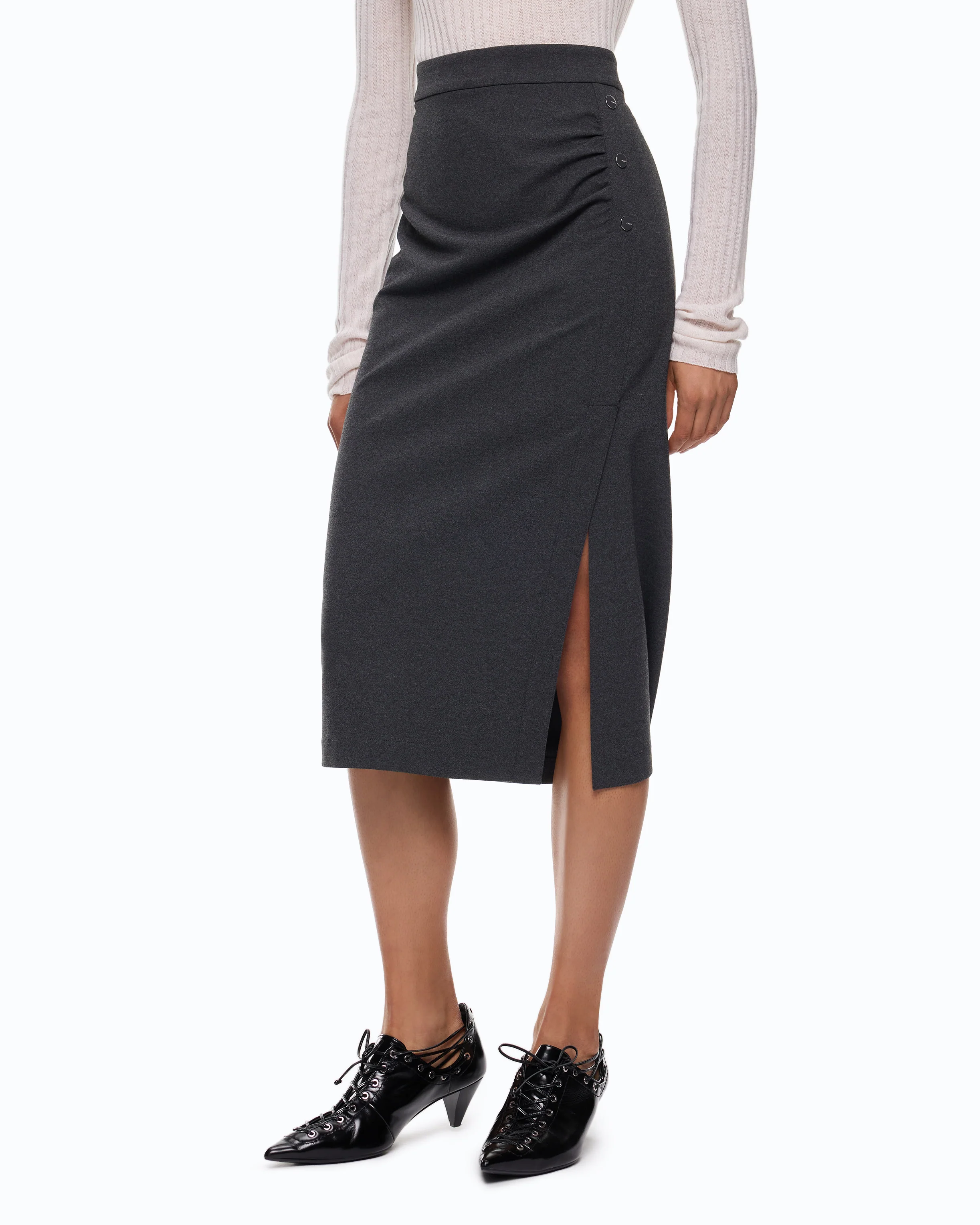 Full Milano knit pencil skirt - Image 2