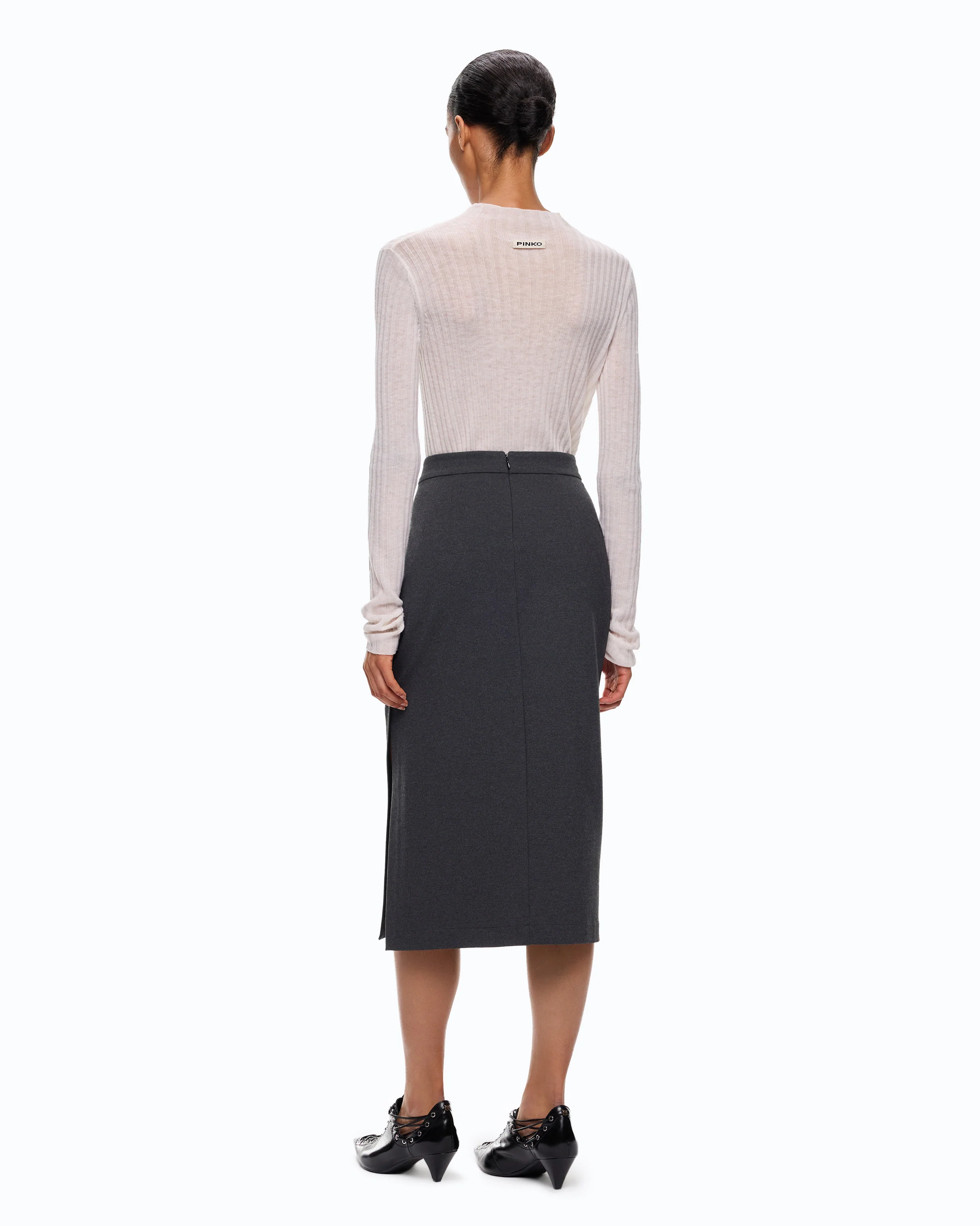 Full Milano knit pencil skirt - Image 4