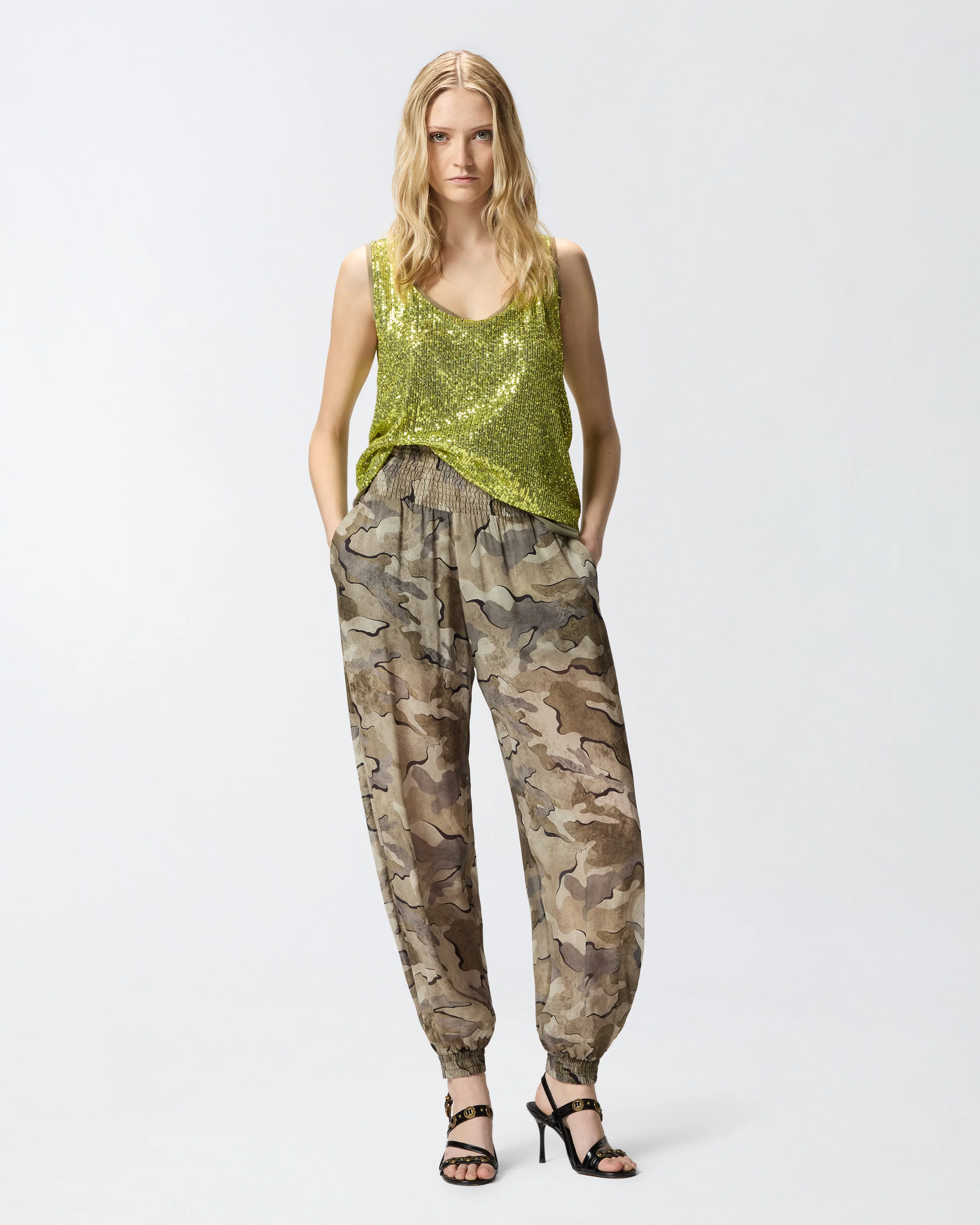 Fully sequinned vest top - Image 2