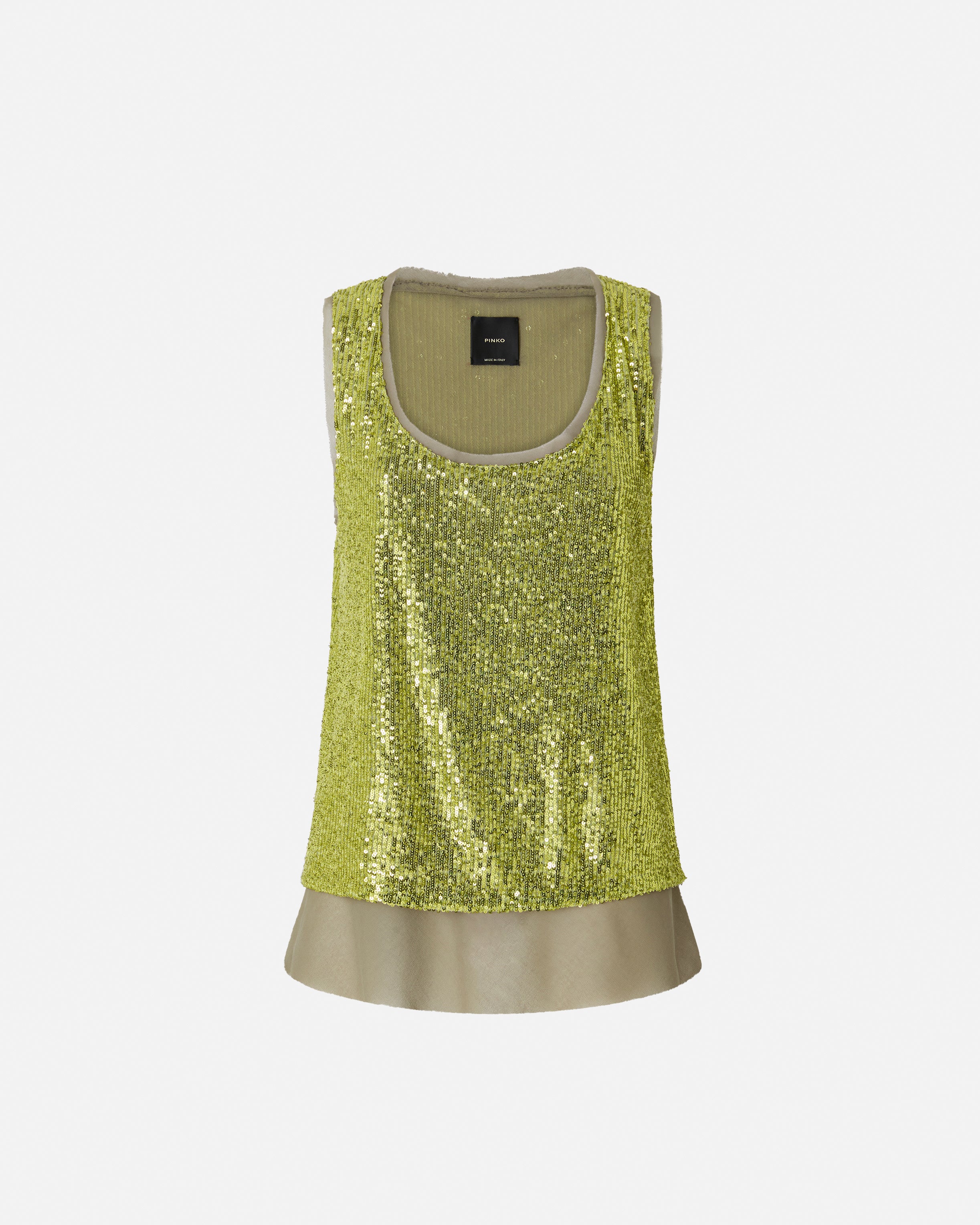 Fully sequinned vest top - Image 5