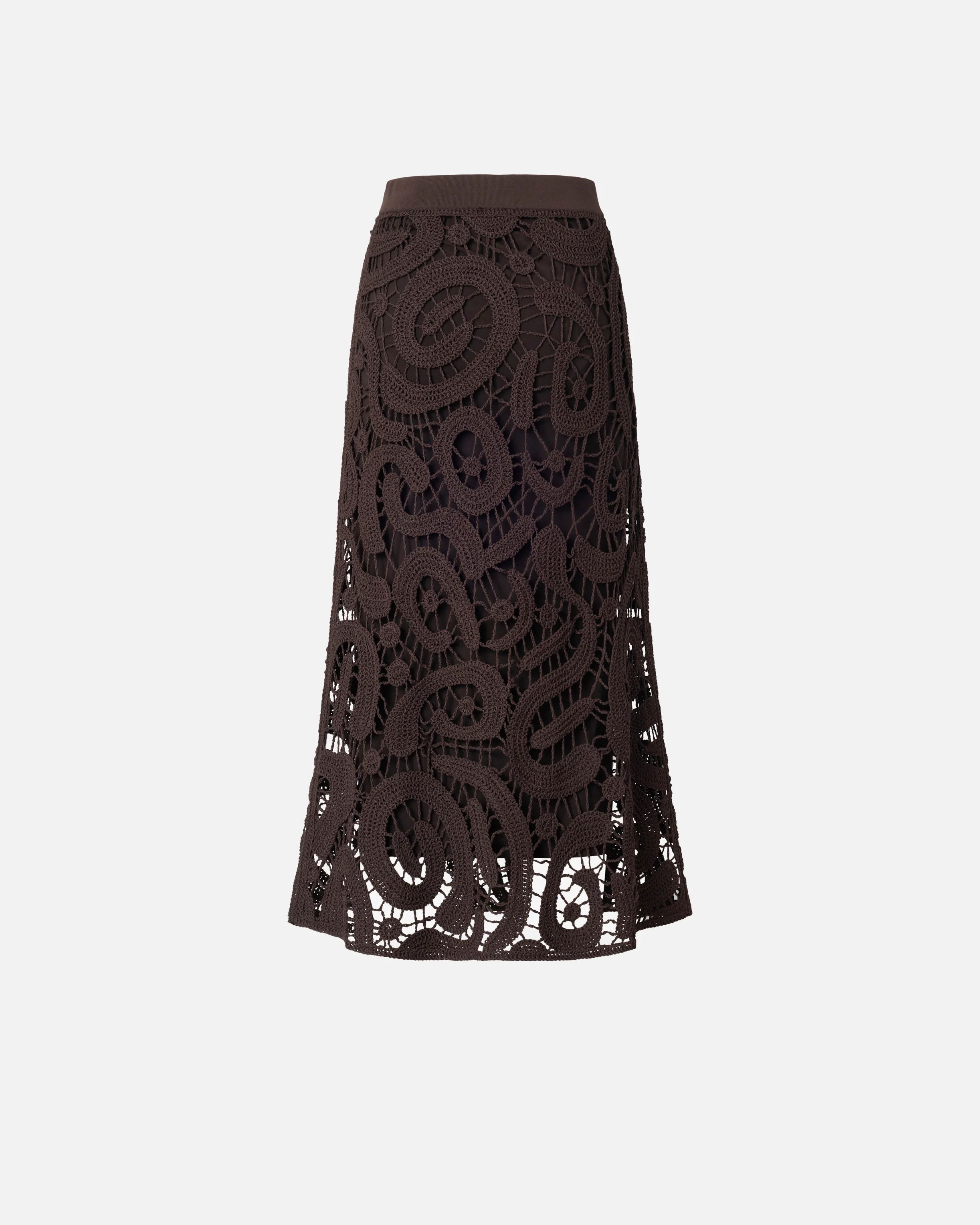 Geometric crocheted midi skirt - Image 6