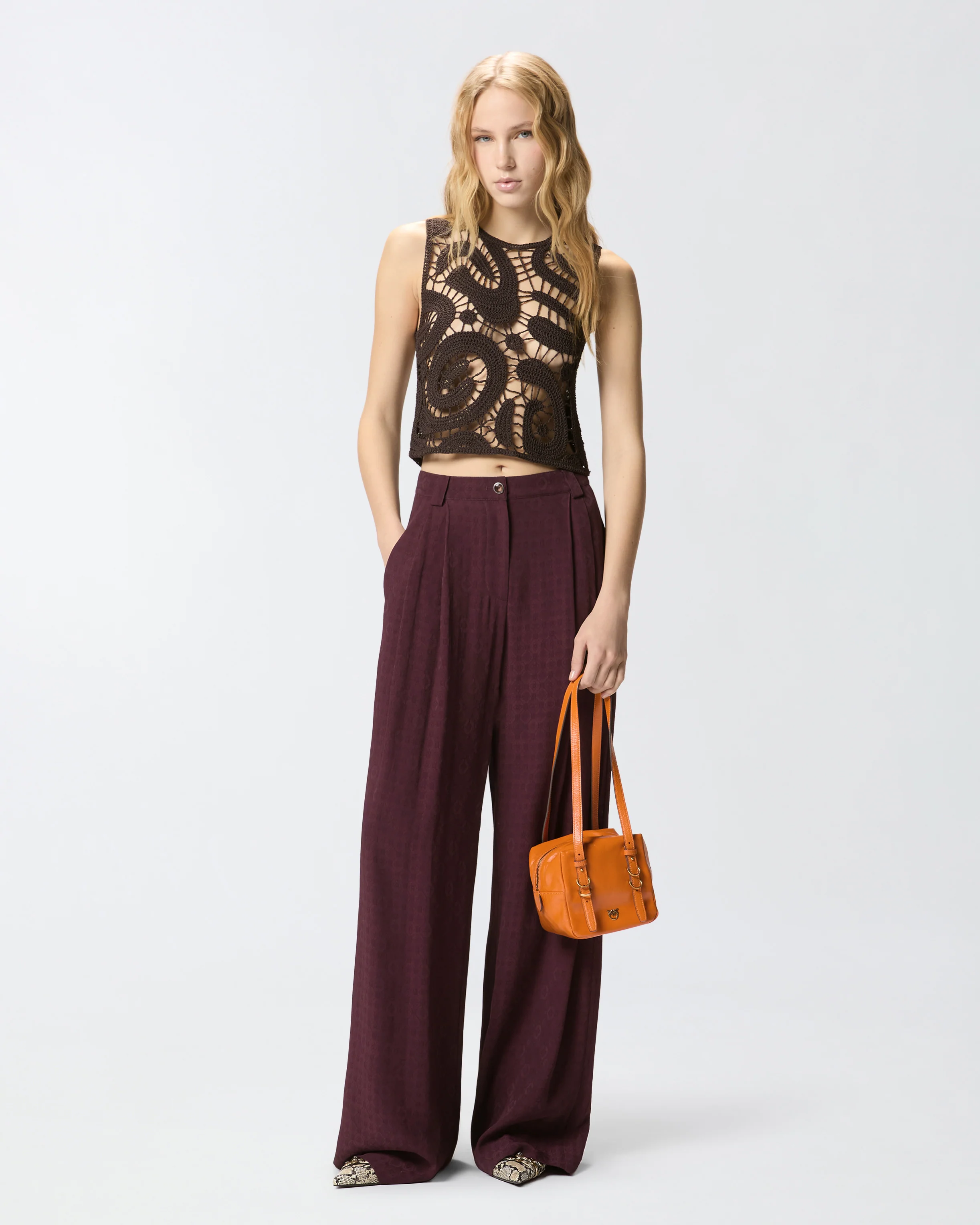 Geometric crocheted sleeveless top - Image 2