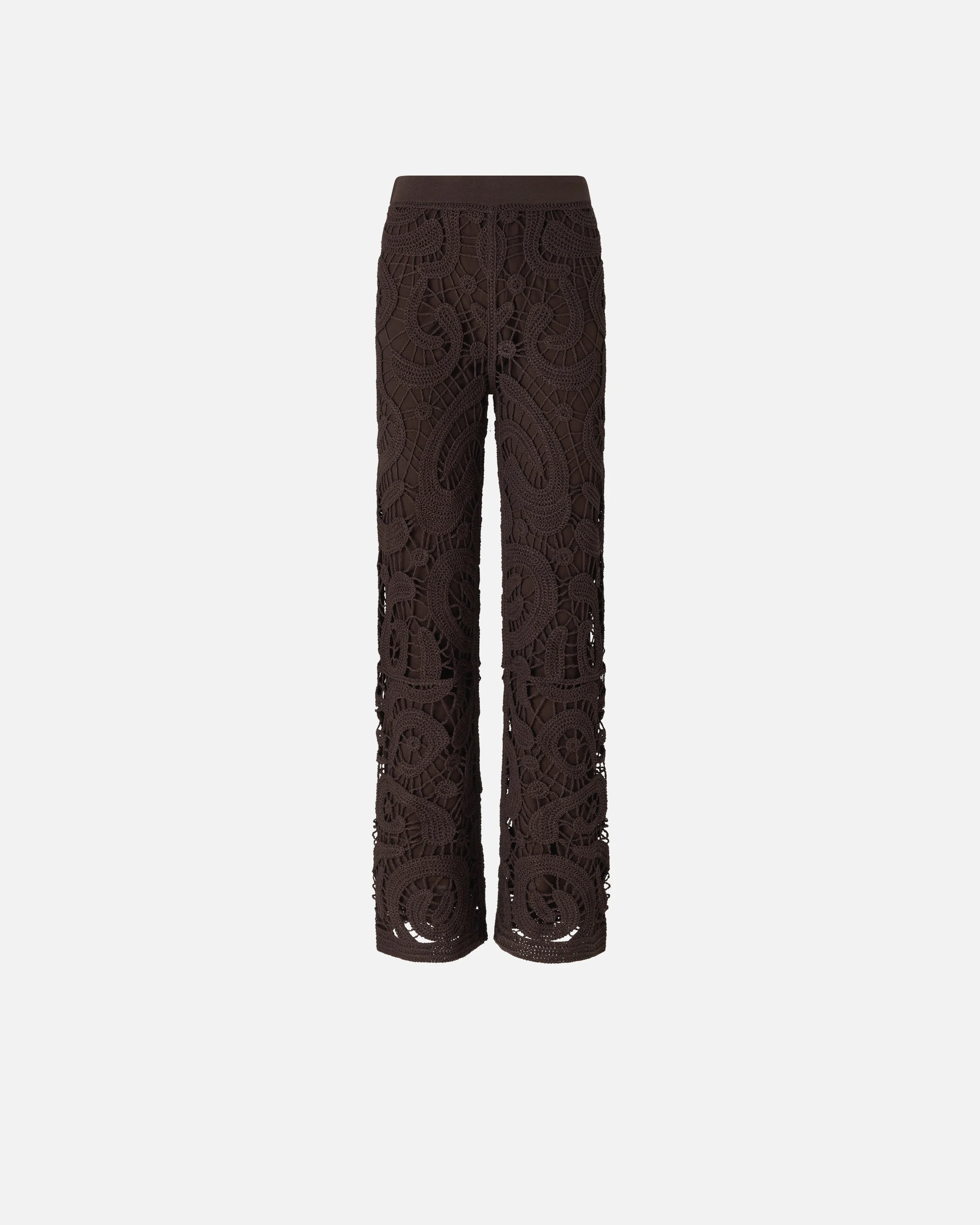 Geometric crocheted trousers - Image 5