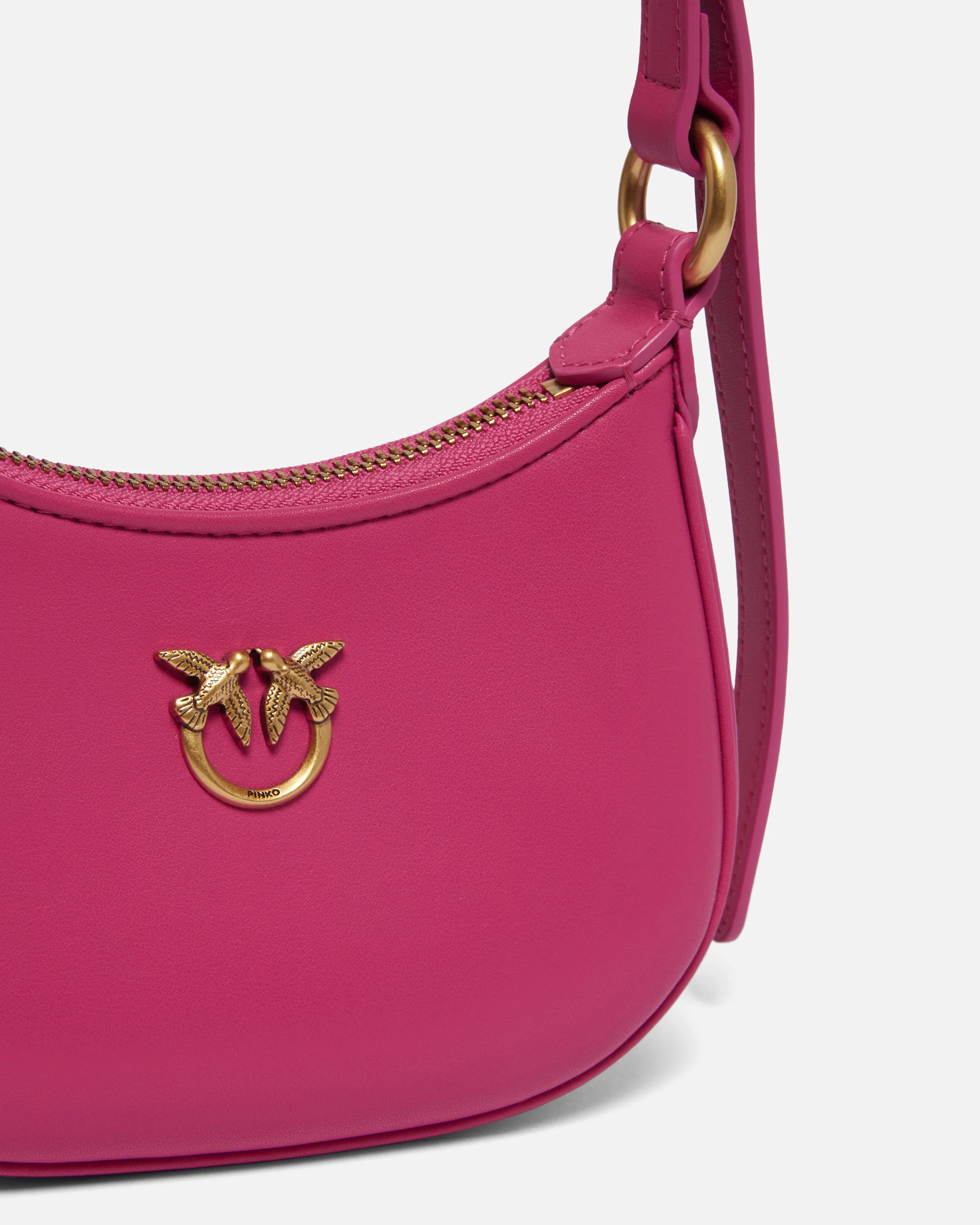 Half Moon baby leather shoulder bag - Image 3