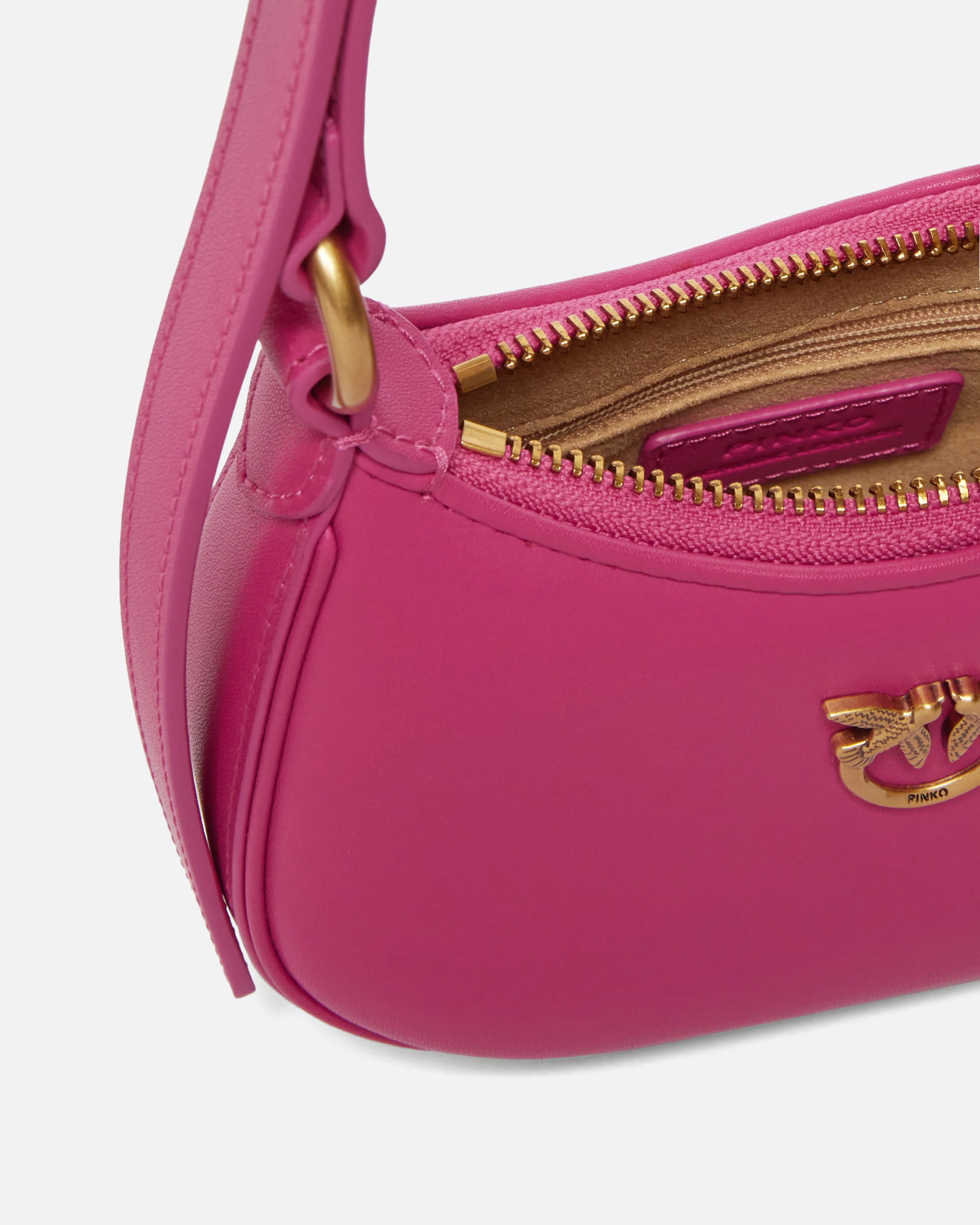 Half Moon baby leather shoulder bag - Image 4