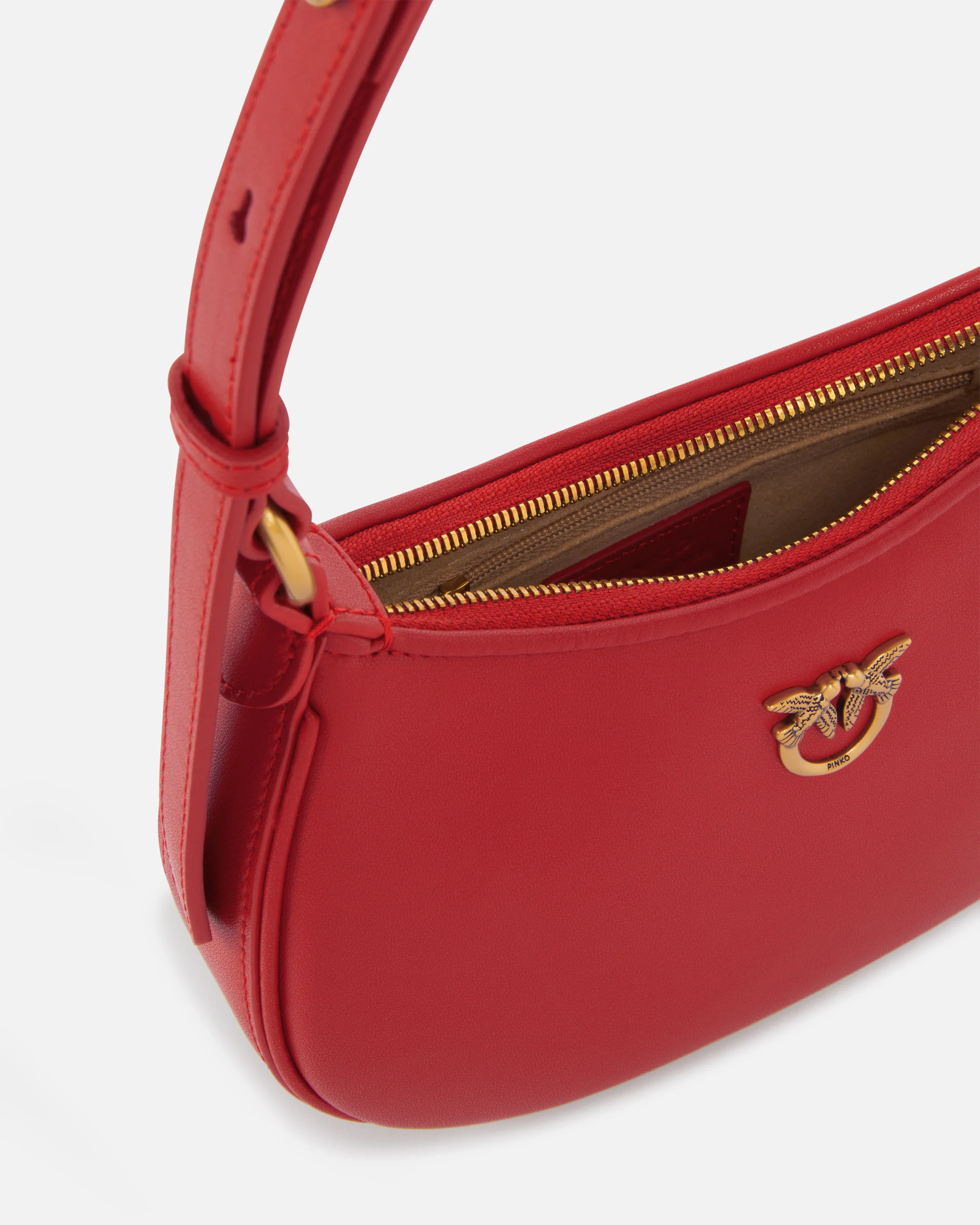 Half Moon baby leather shoulder bag - Image 4