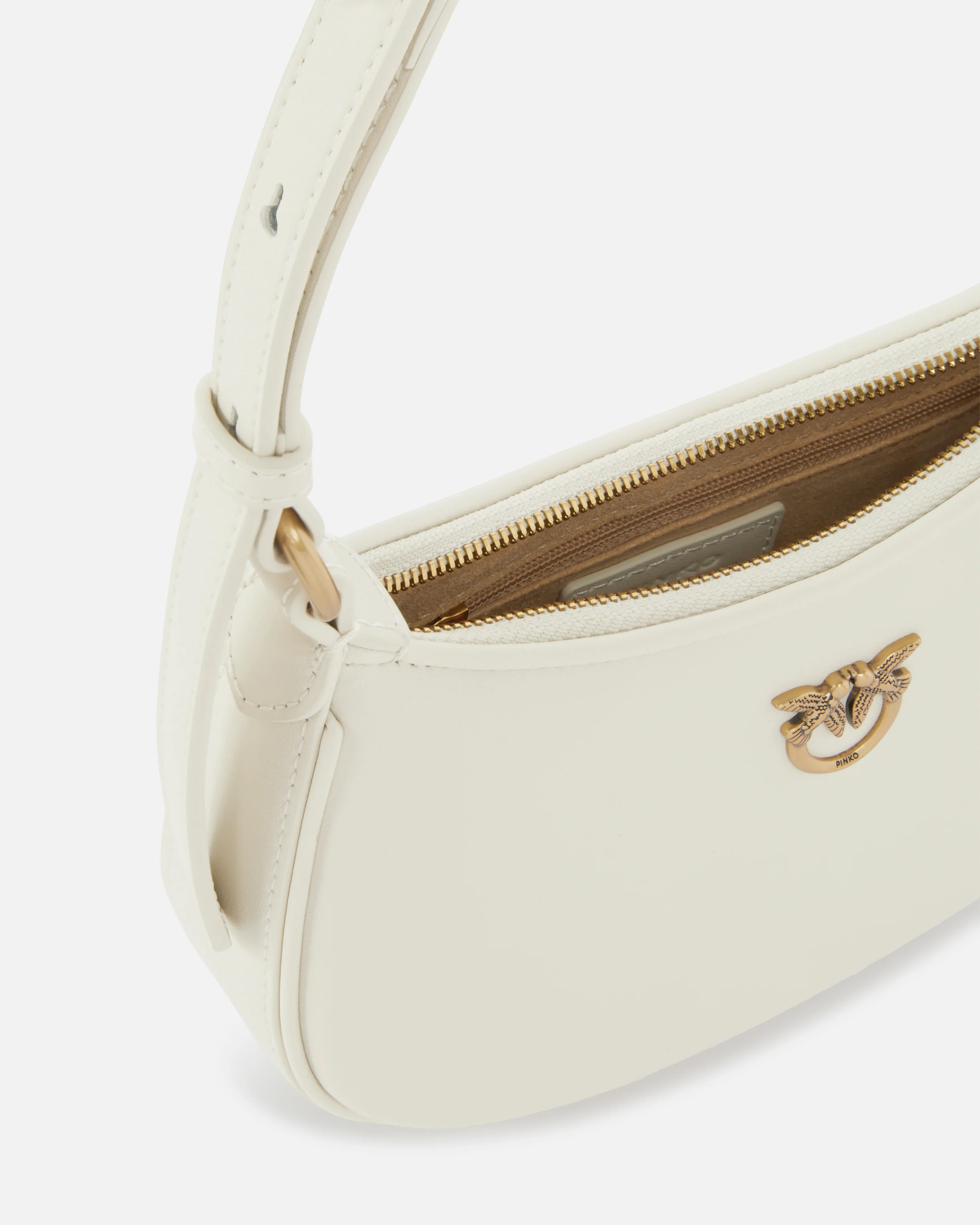 Half Moon baby leather shoulder bag - Image 4