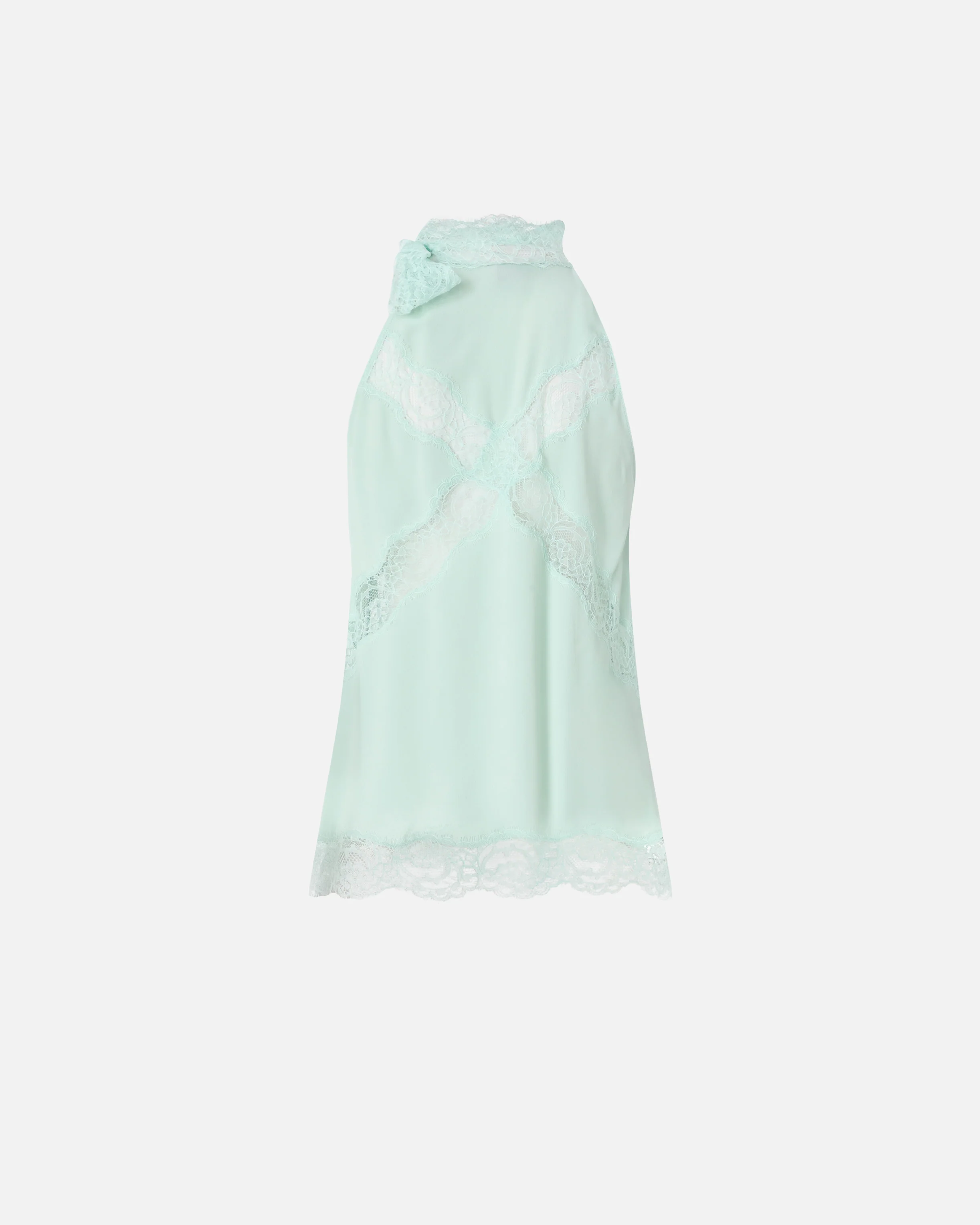 Halterneck top with lace - Image 6