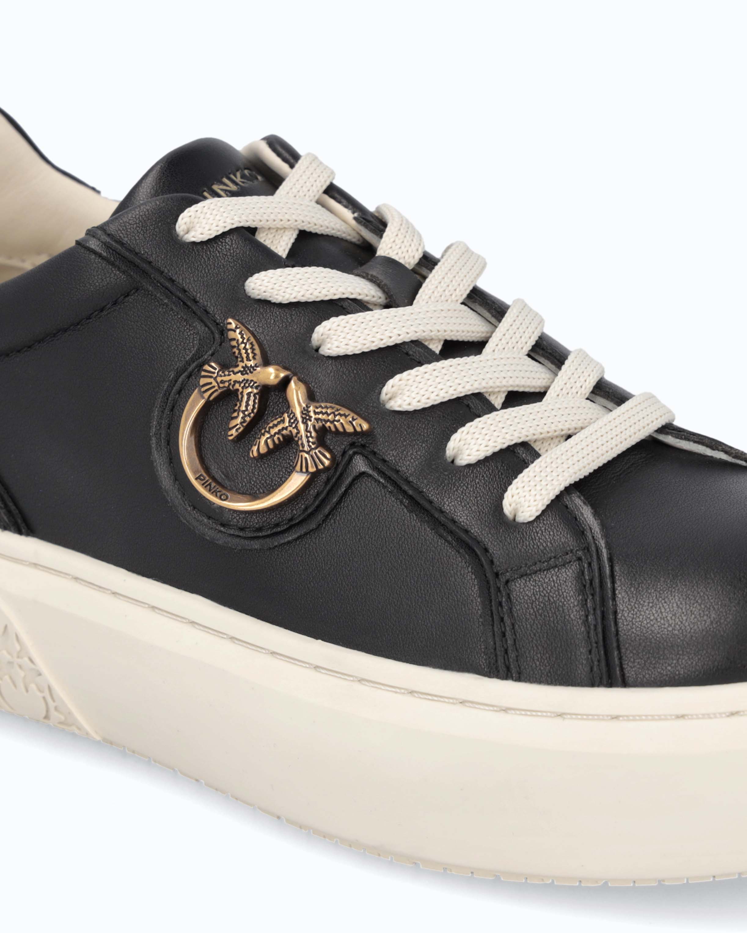 High-soled flatform sneakers with metal logo - Image 4