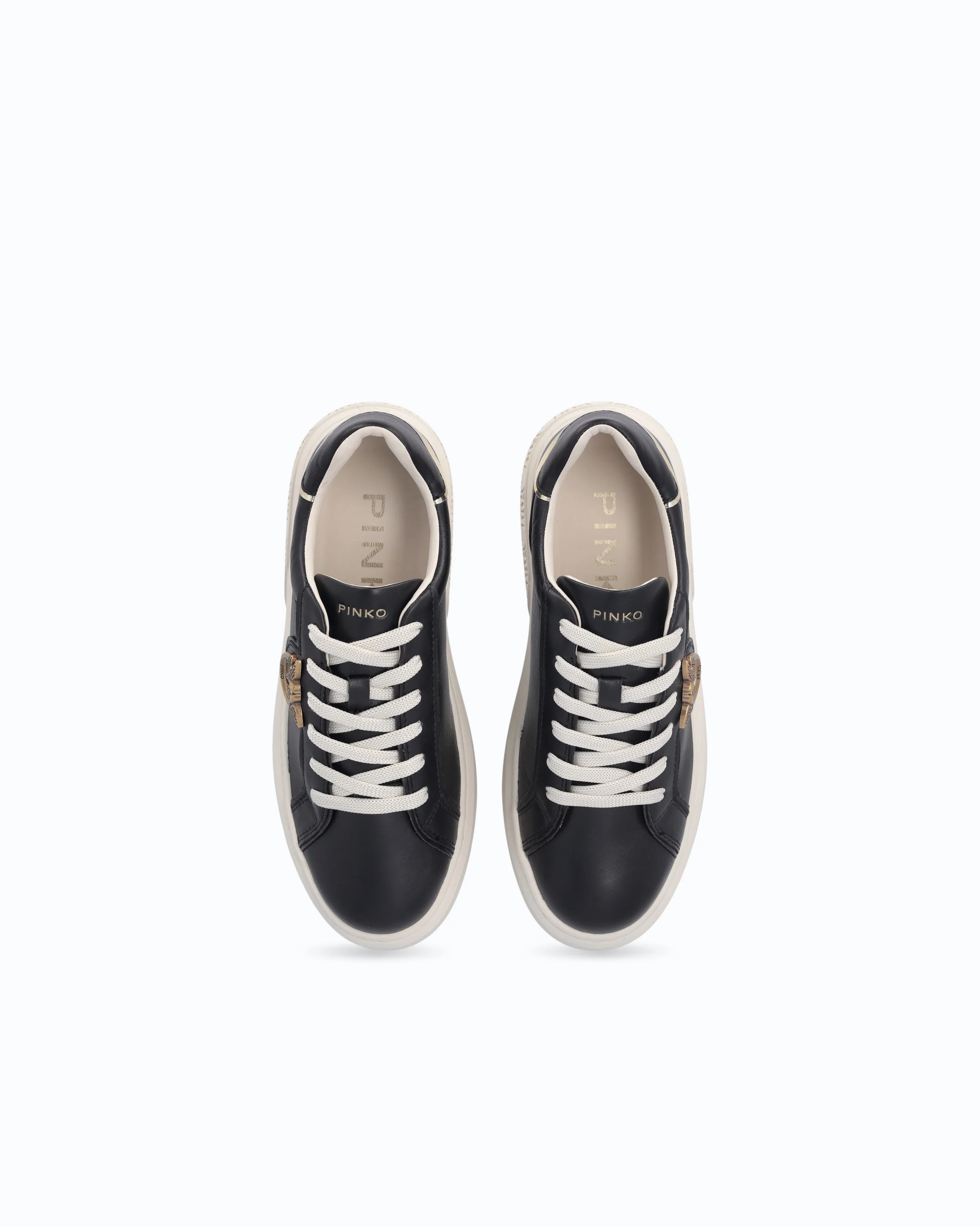 High-soled flatform sneakers with metal logo - Image 9