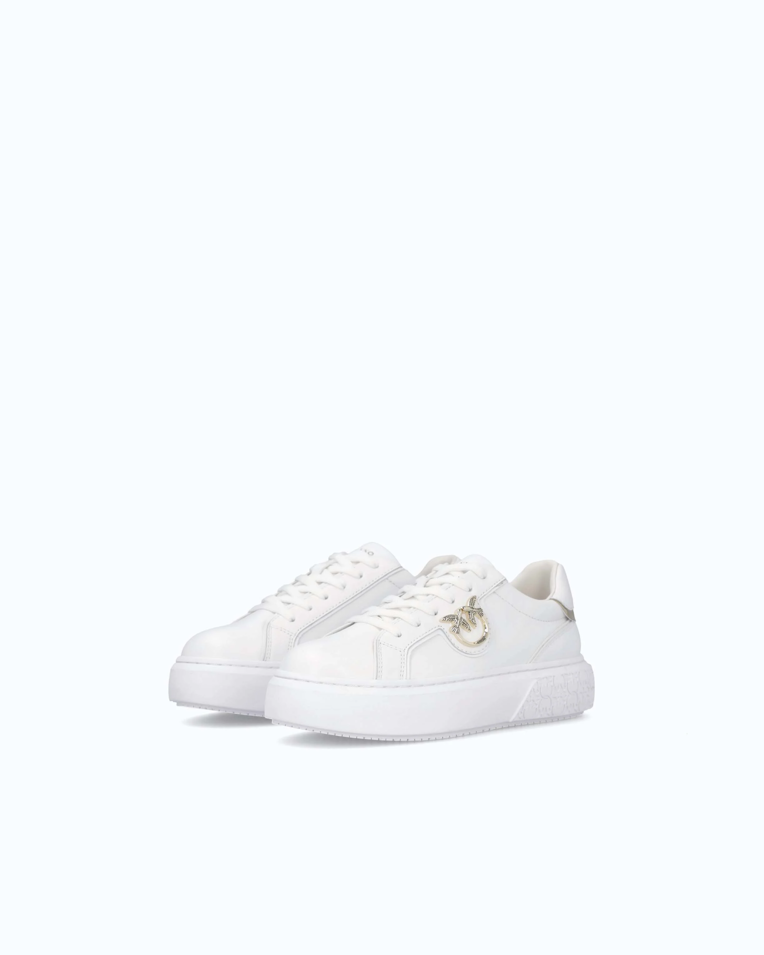 High-soled flatform sneakers with metal logo - Image 6