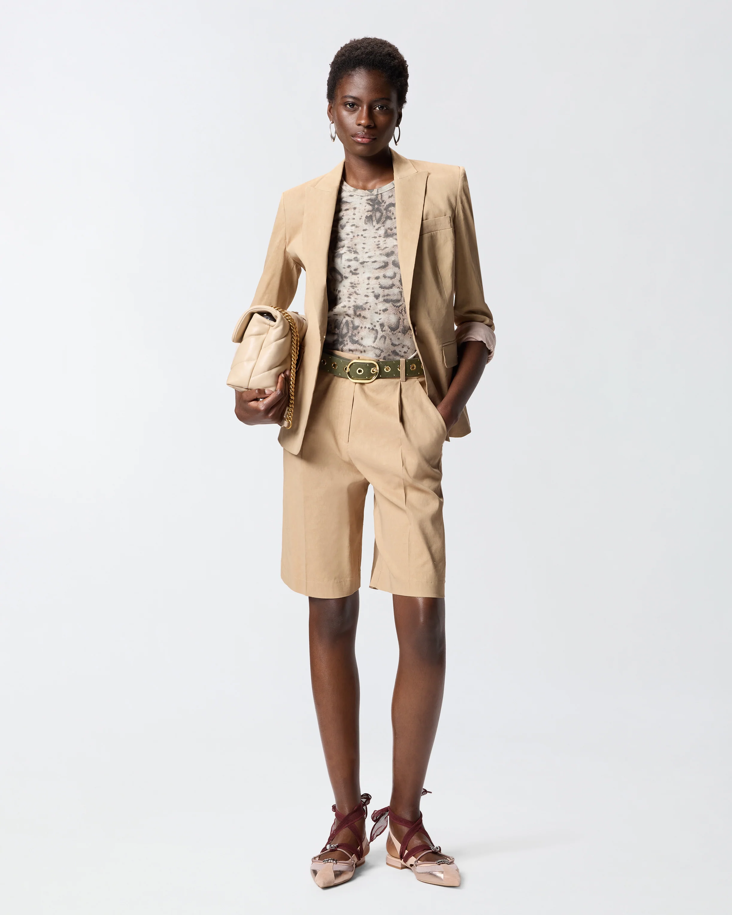 Jacket in linen blend - Image 2