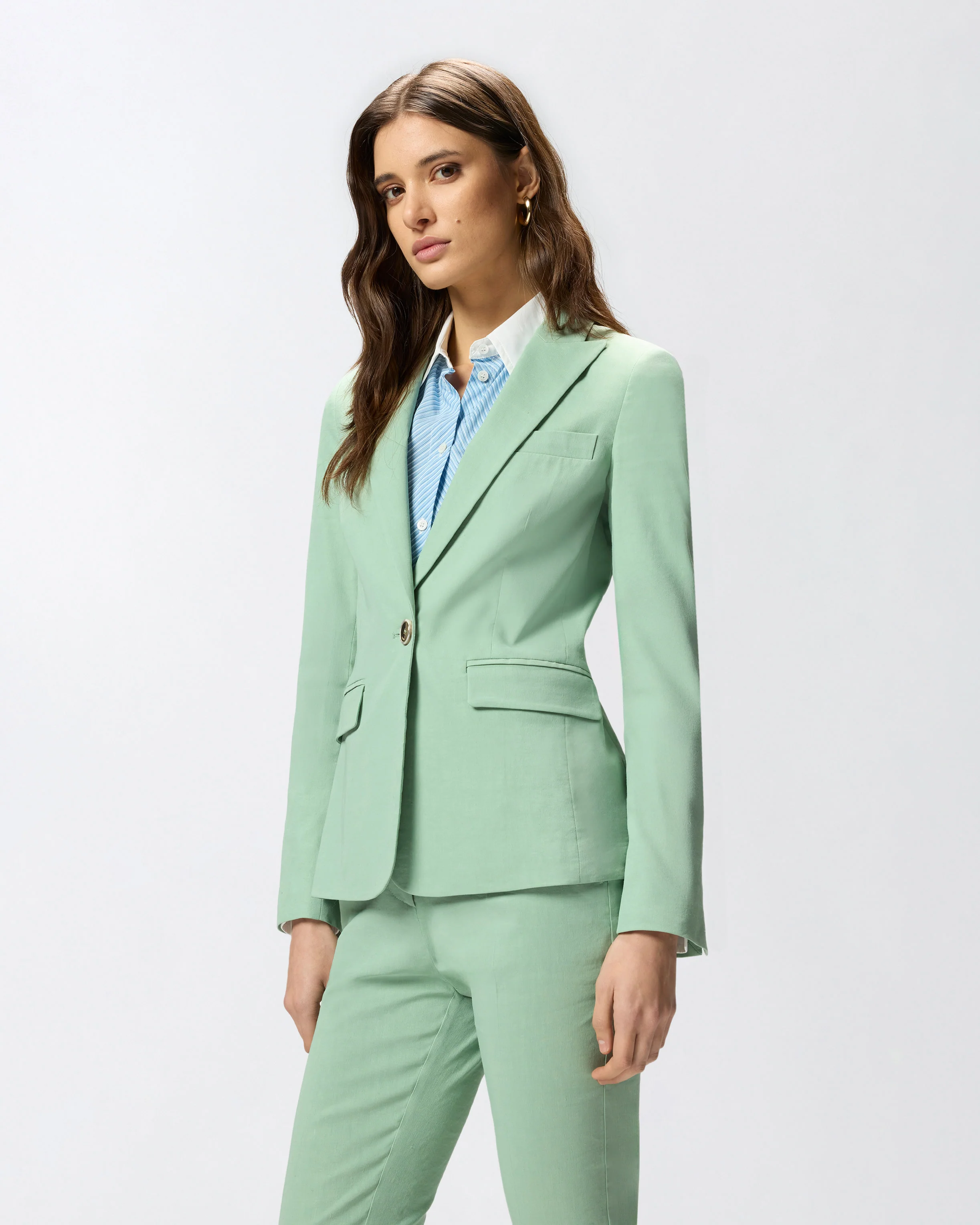 Jacket in linen blend