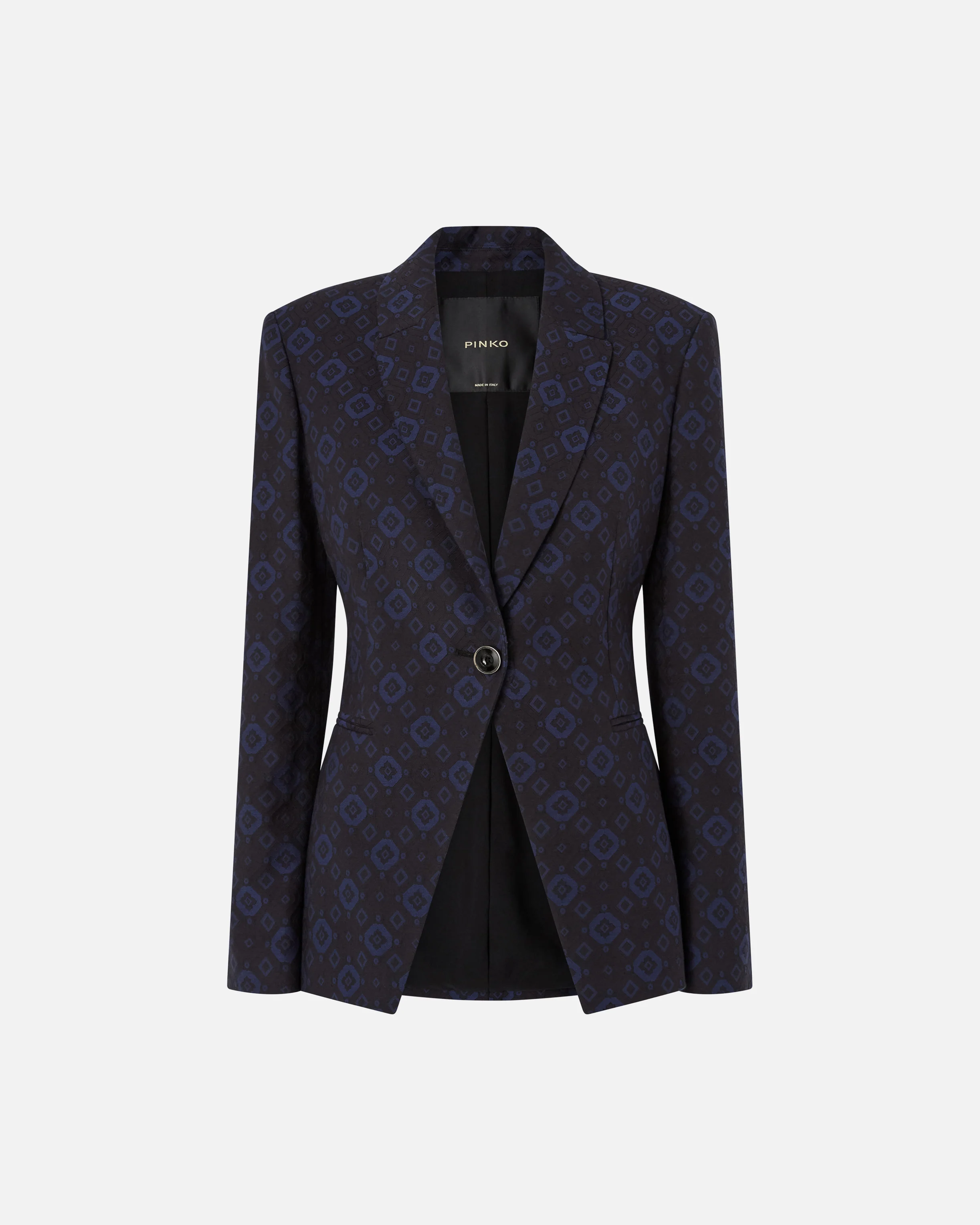 Jacket with geometric and floral motif - Image 5