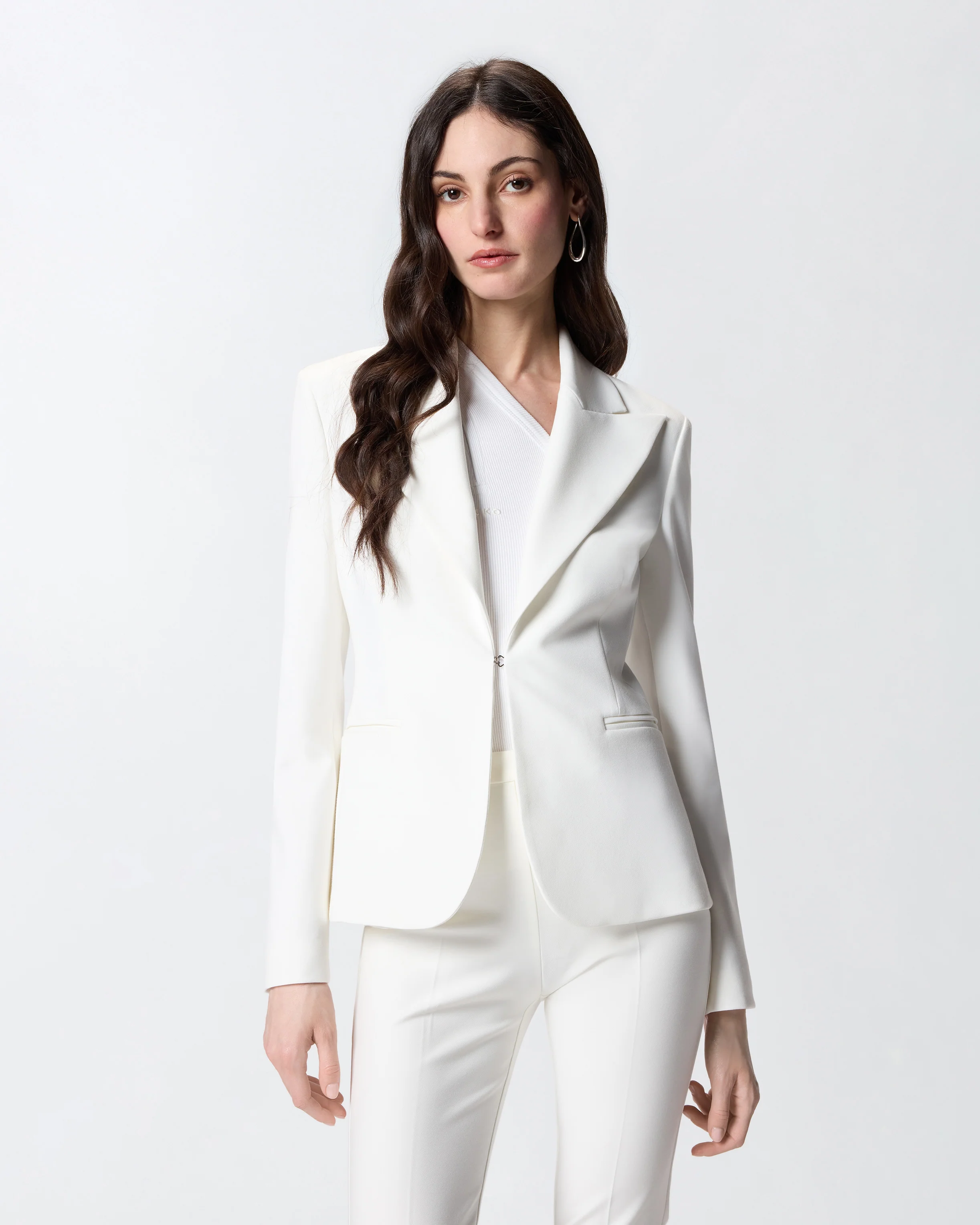 Jacket with rear slit