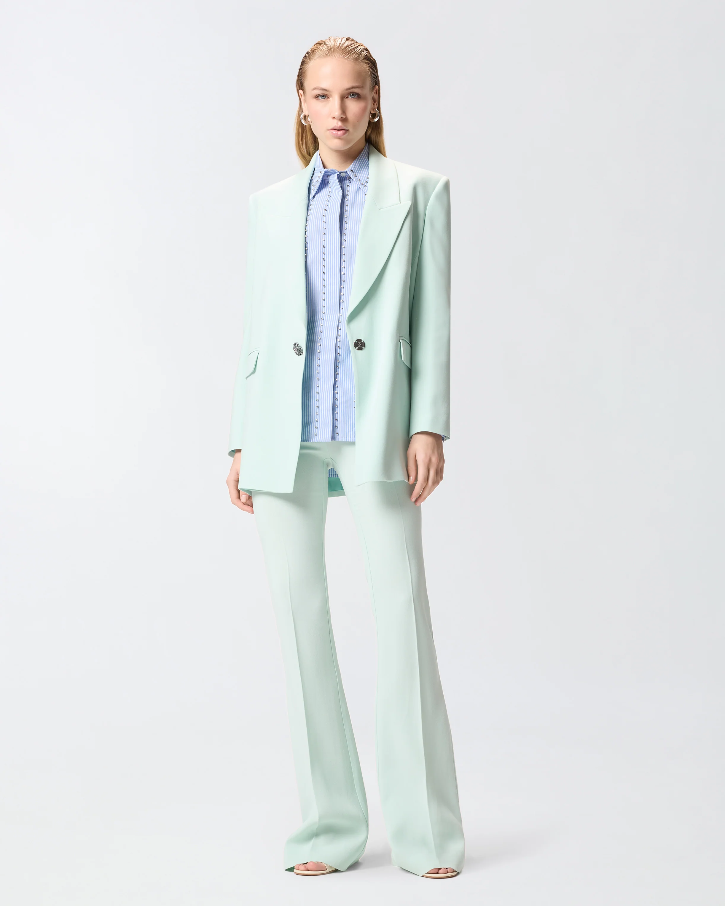 Jacket with rose jewel buttons - Image 2