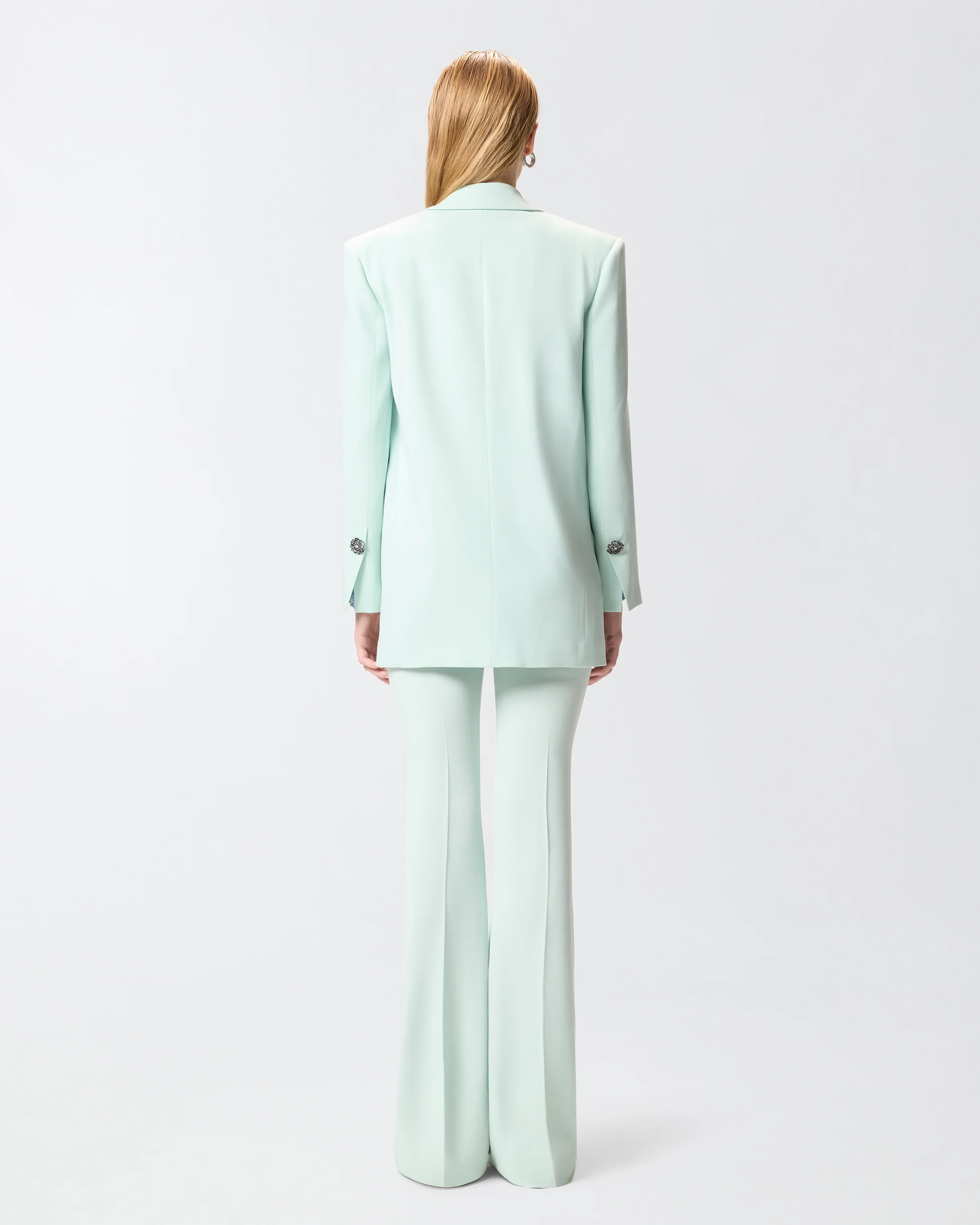 Jacket with rose jewel buttons - Image 3