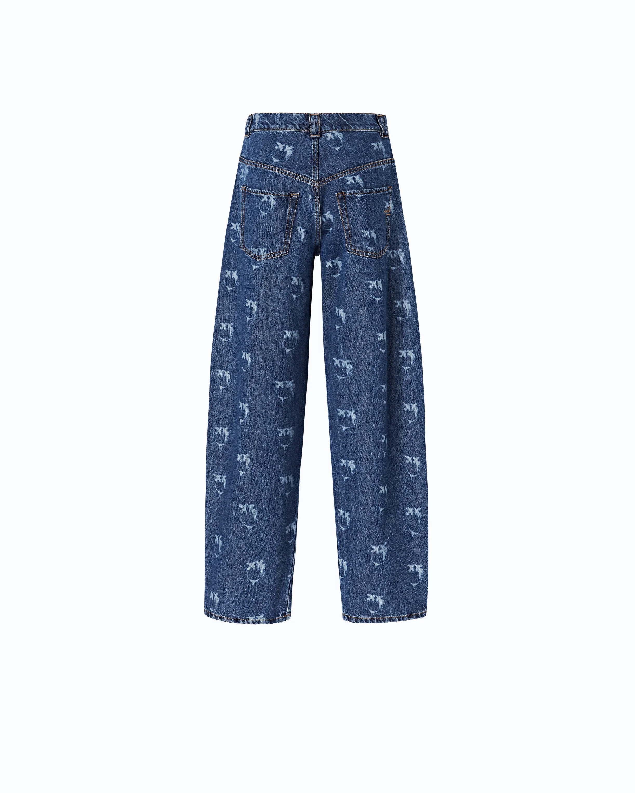 Jeans with all-over Love Birds logo - Image 6