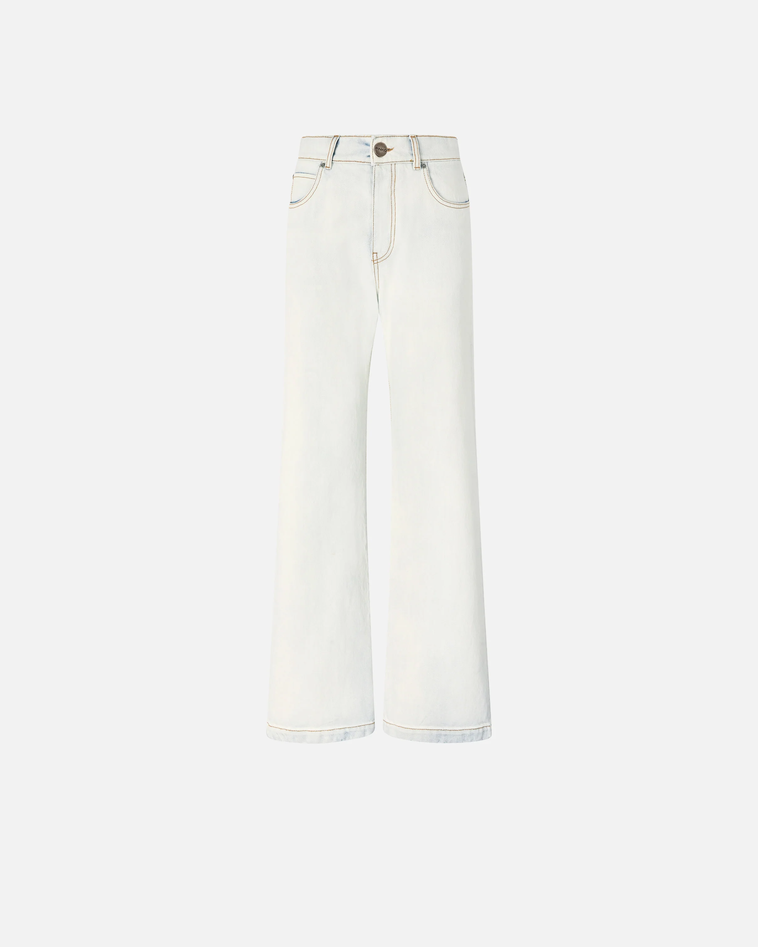 Jeans with contrasting fold-down waist - Image 6