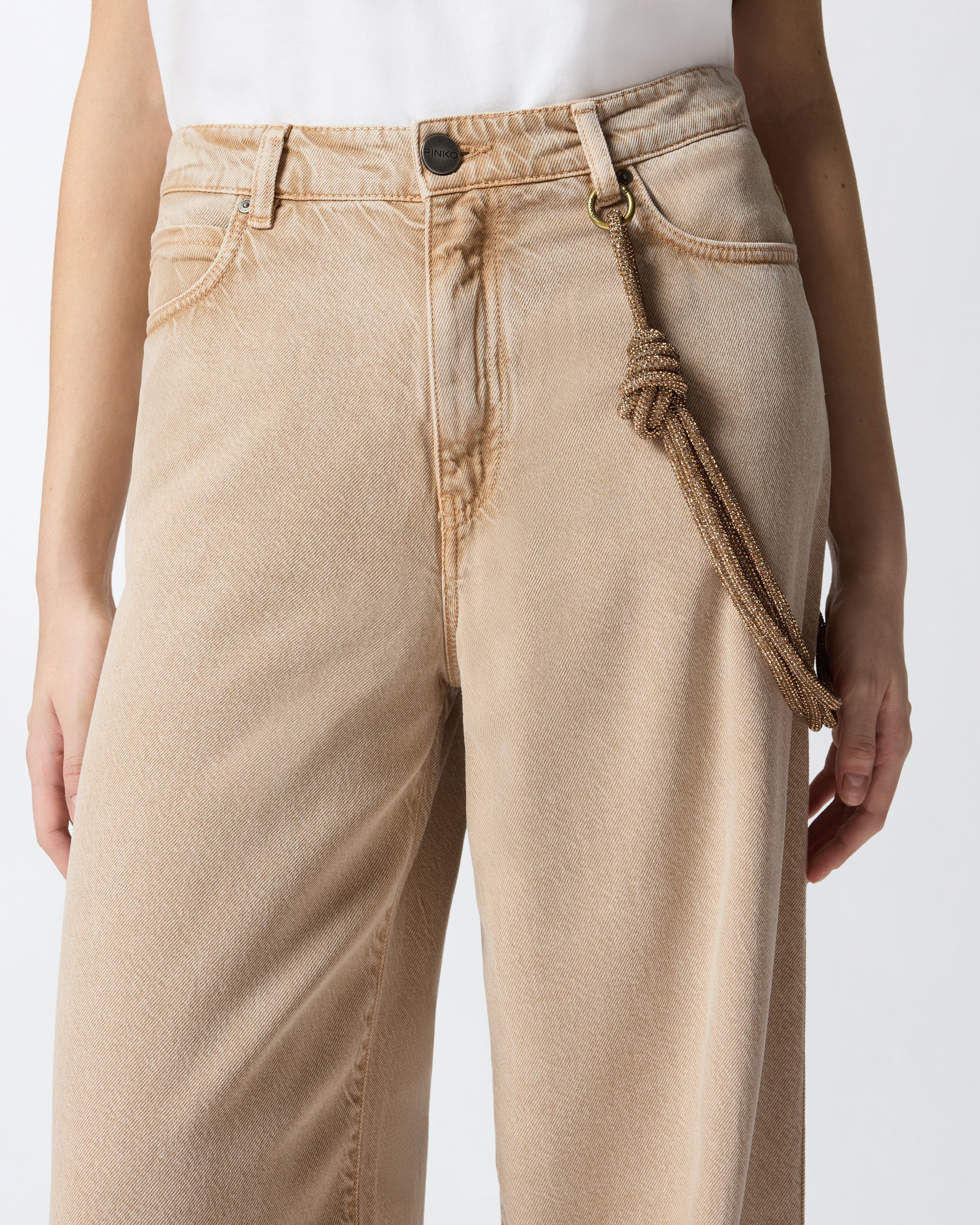 Jeans with jewel cord - Image 4
