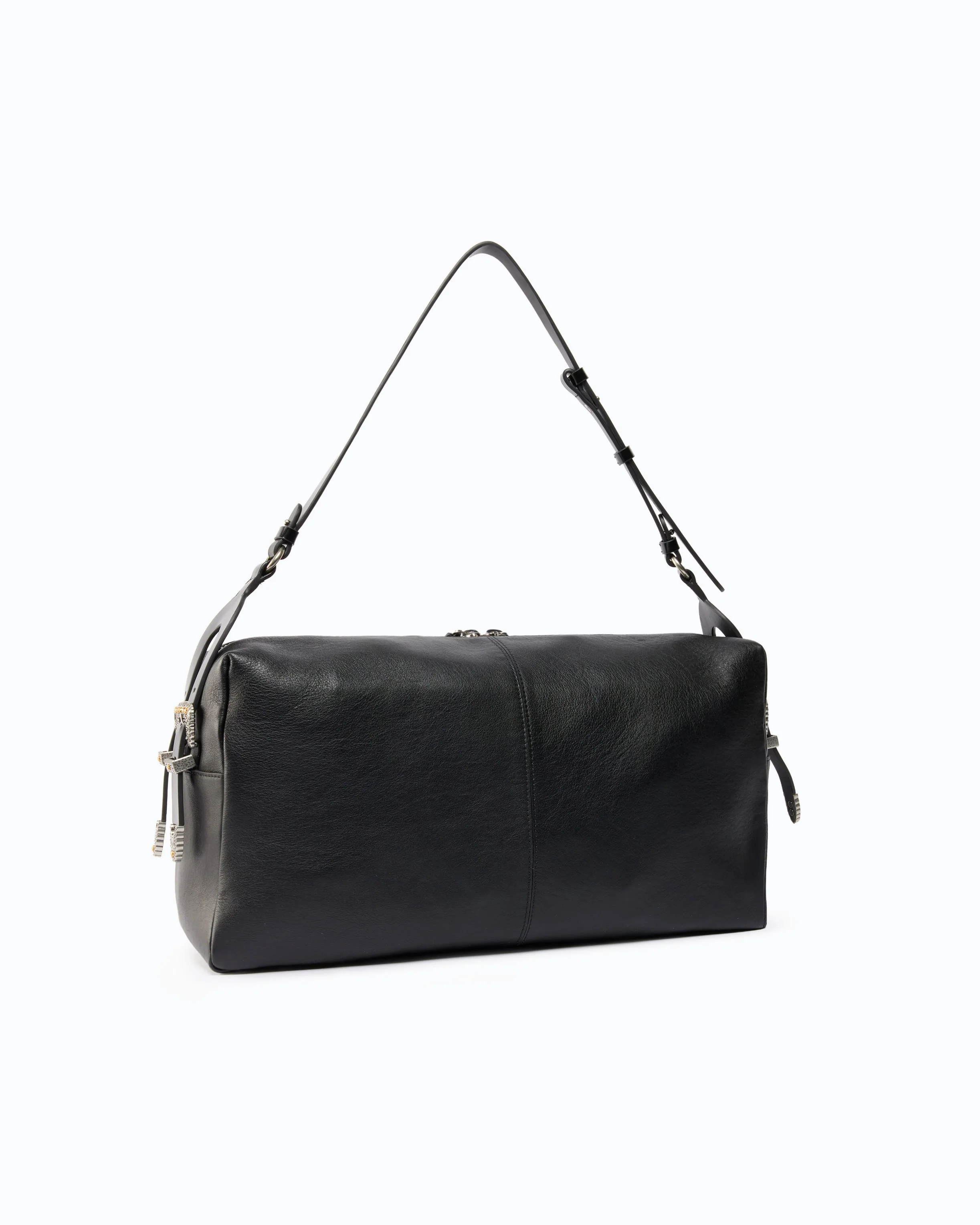 Keeper Bag large shoulder bag in new biker leather - Image 2