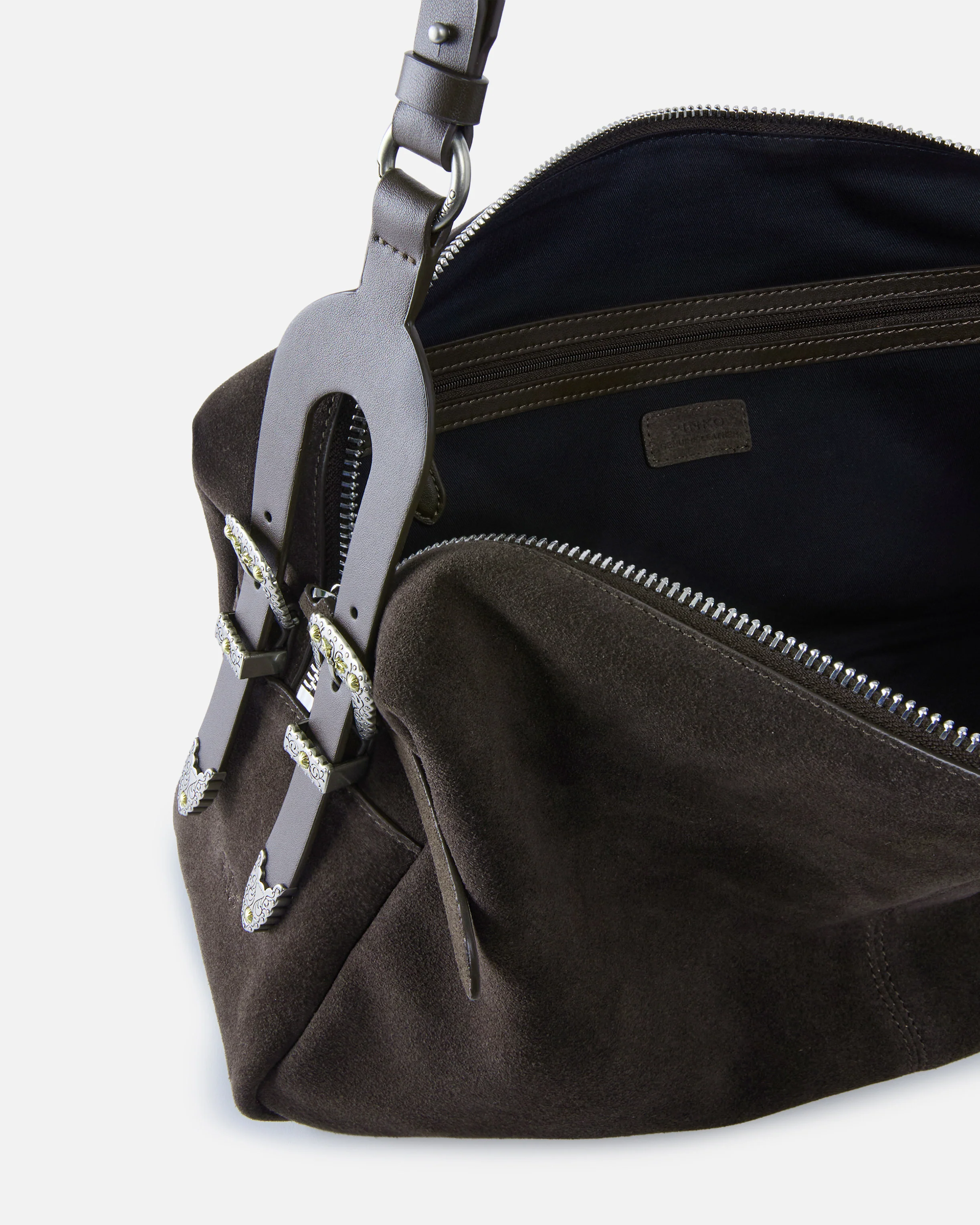 Keeper Bag large shoulder bag in suede - Image 3