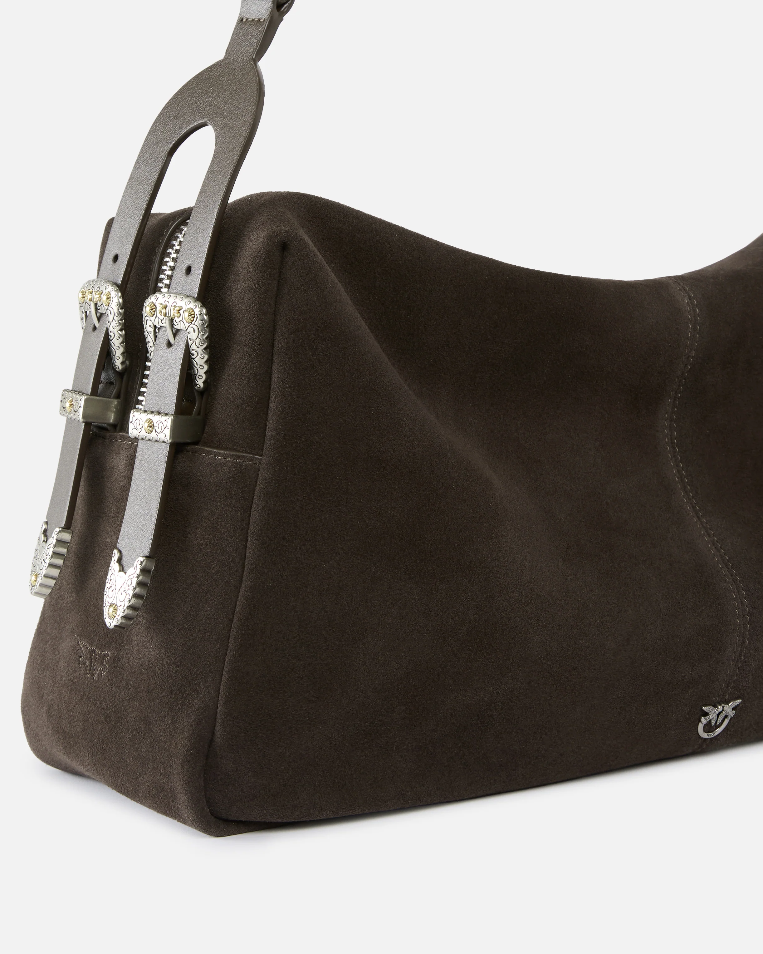 Keeper Bag large shoulder bag in suede - Image 4