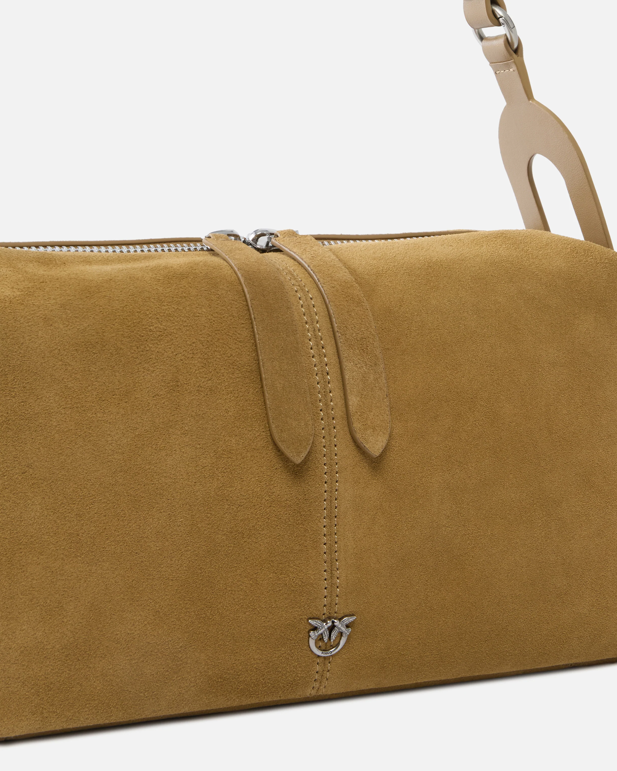 Keeper Bag medium shoulder bag in suede - Image 3