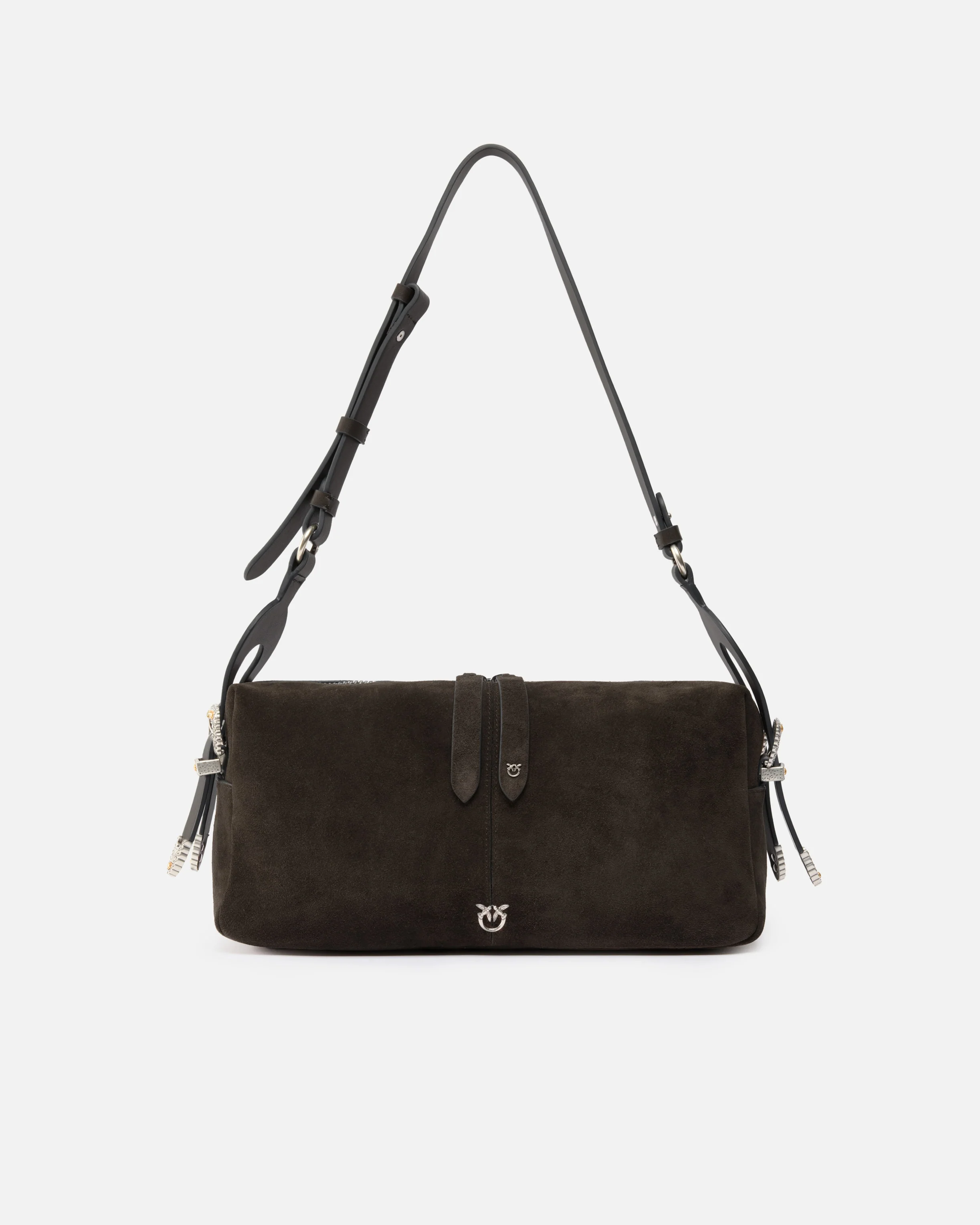 Keeper Bag medium shoulder bag in suede
