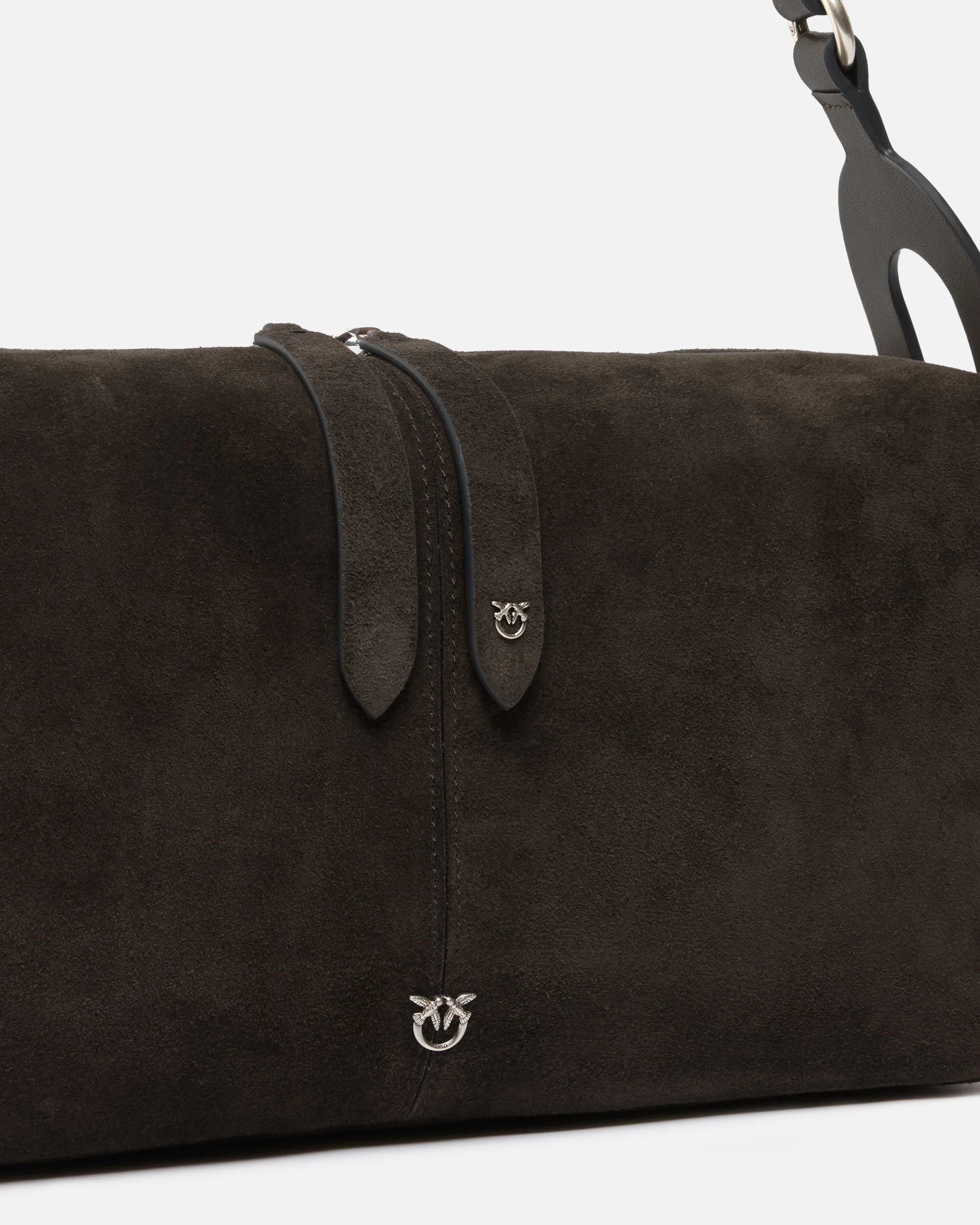 Keeper Bag medium shoulder bag in suede - Image 3