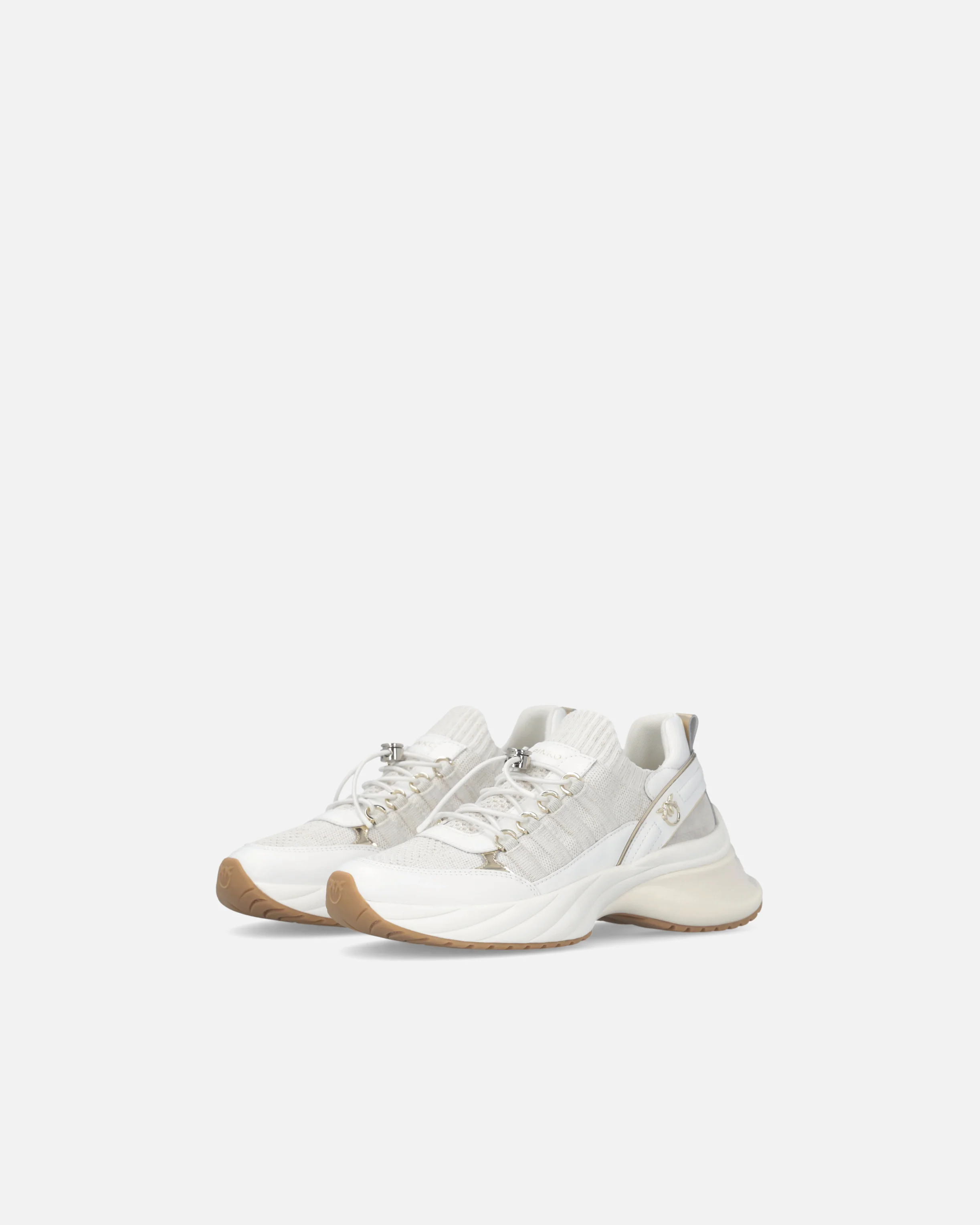 Knitted sneakers with laces and cord lock - Image 6