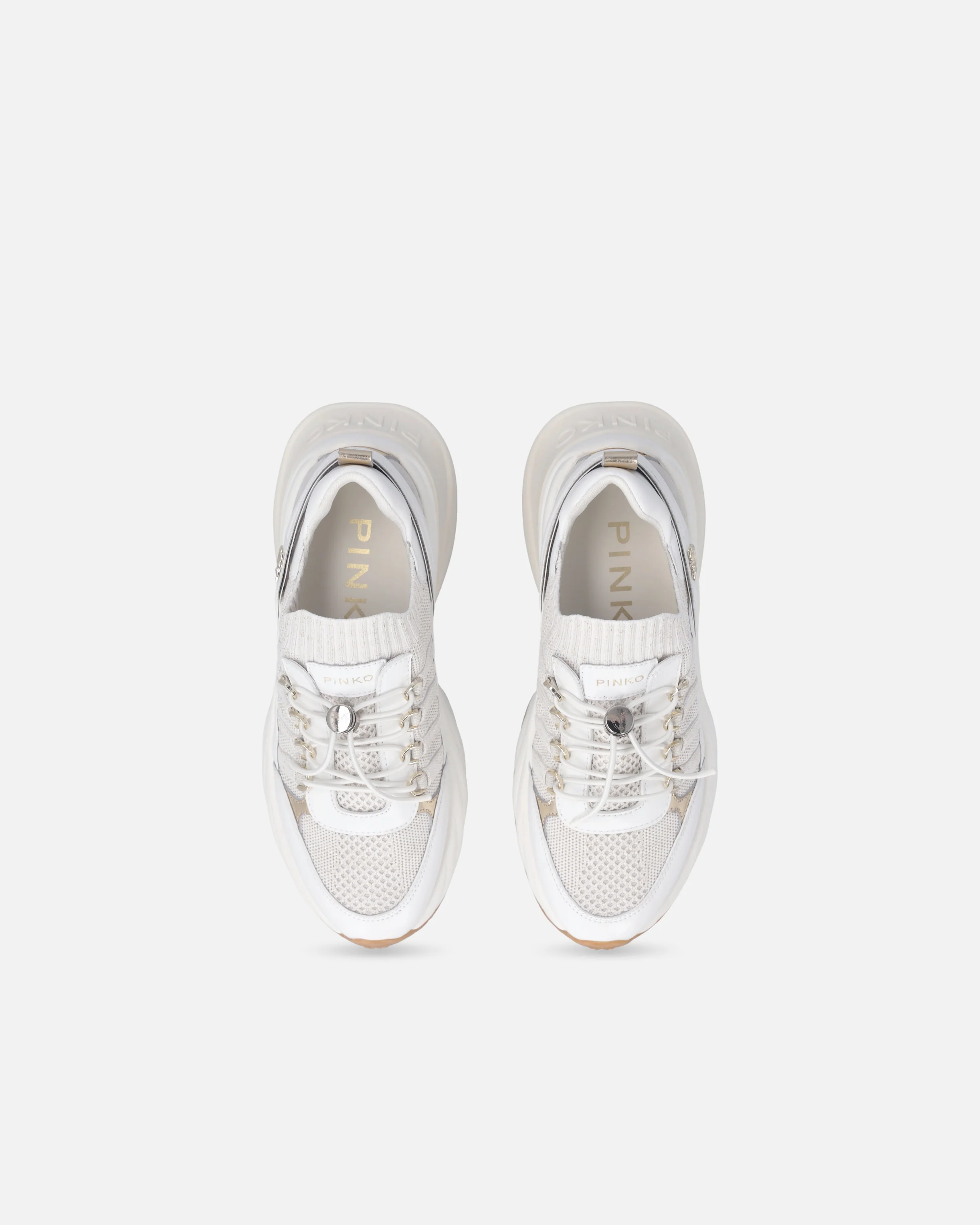 Knitted sneakers with laces and cord lock - Image 9