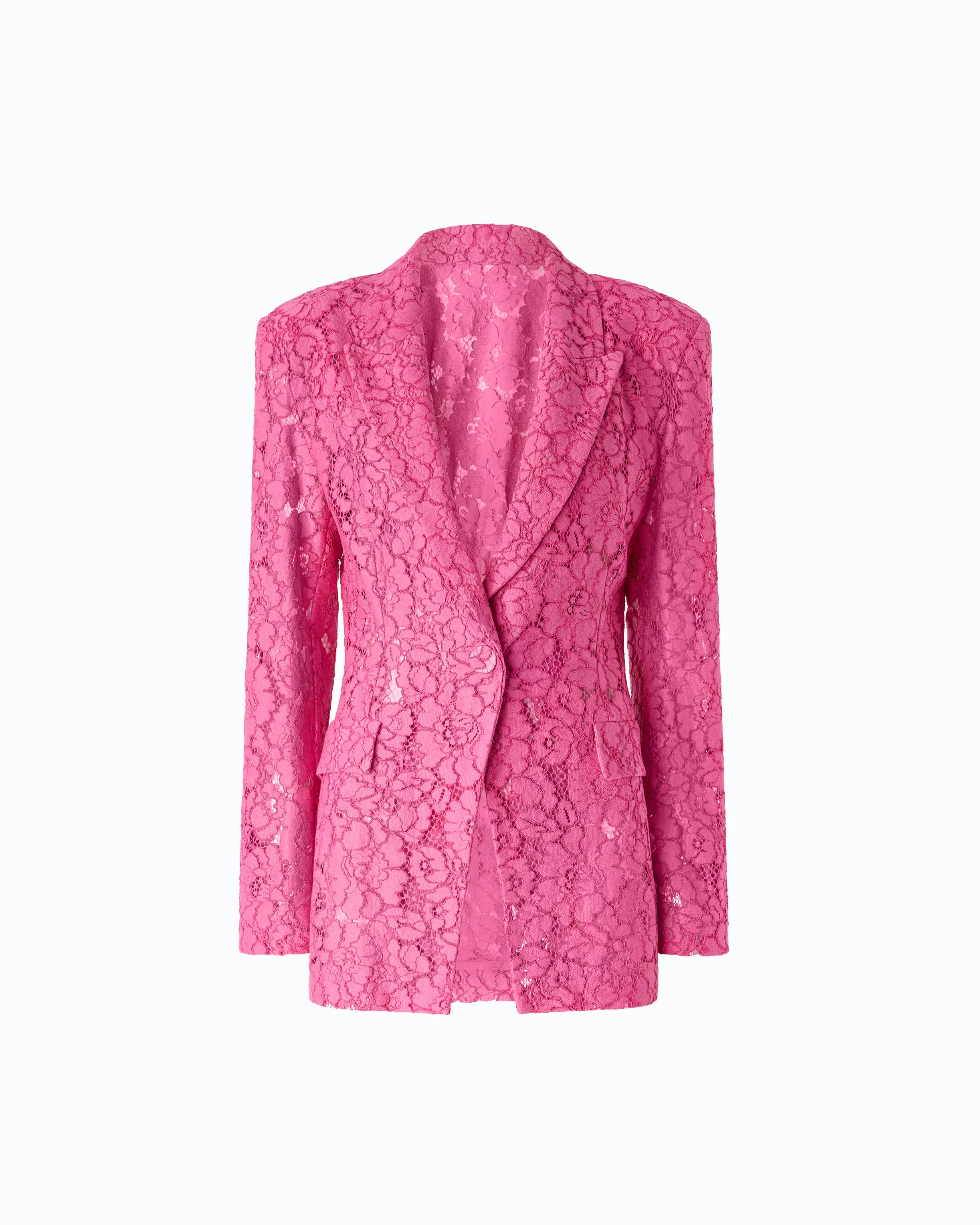 Lace blazer with jewel buttons - Image 5