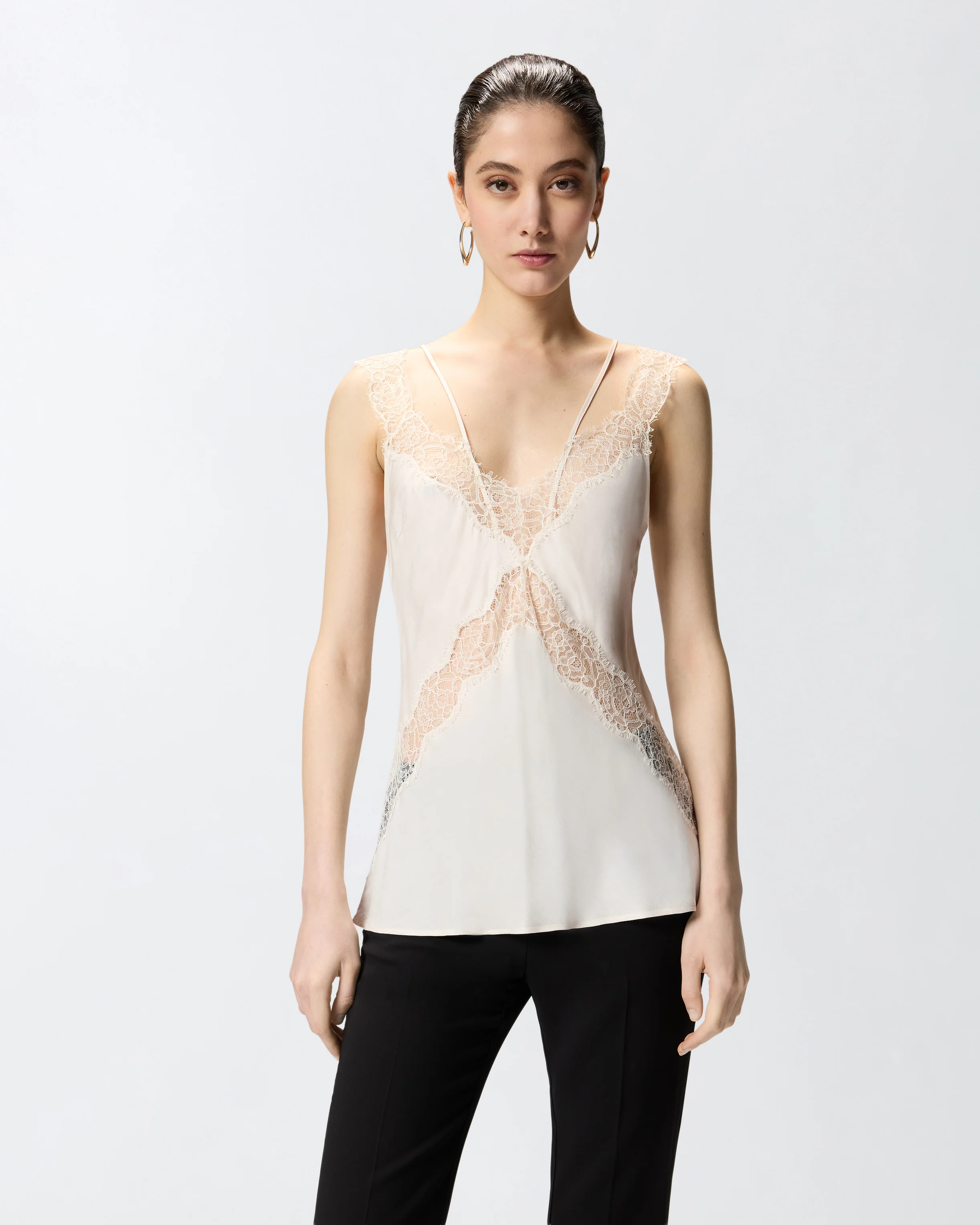 Lace lingerie top