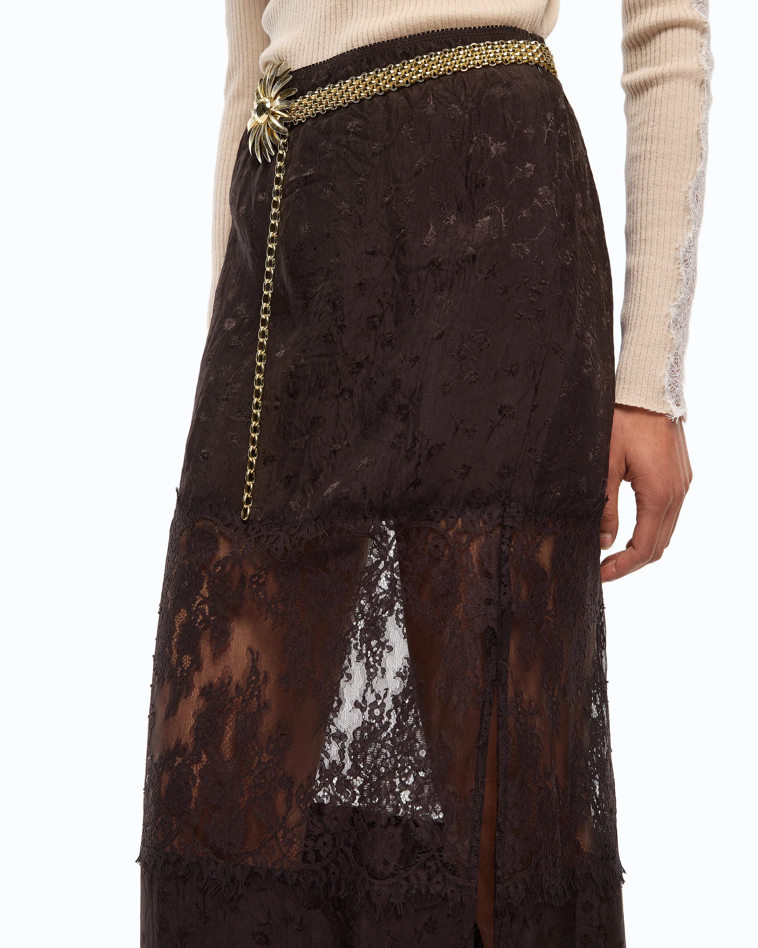 Lace pencil skirt - Image 3