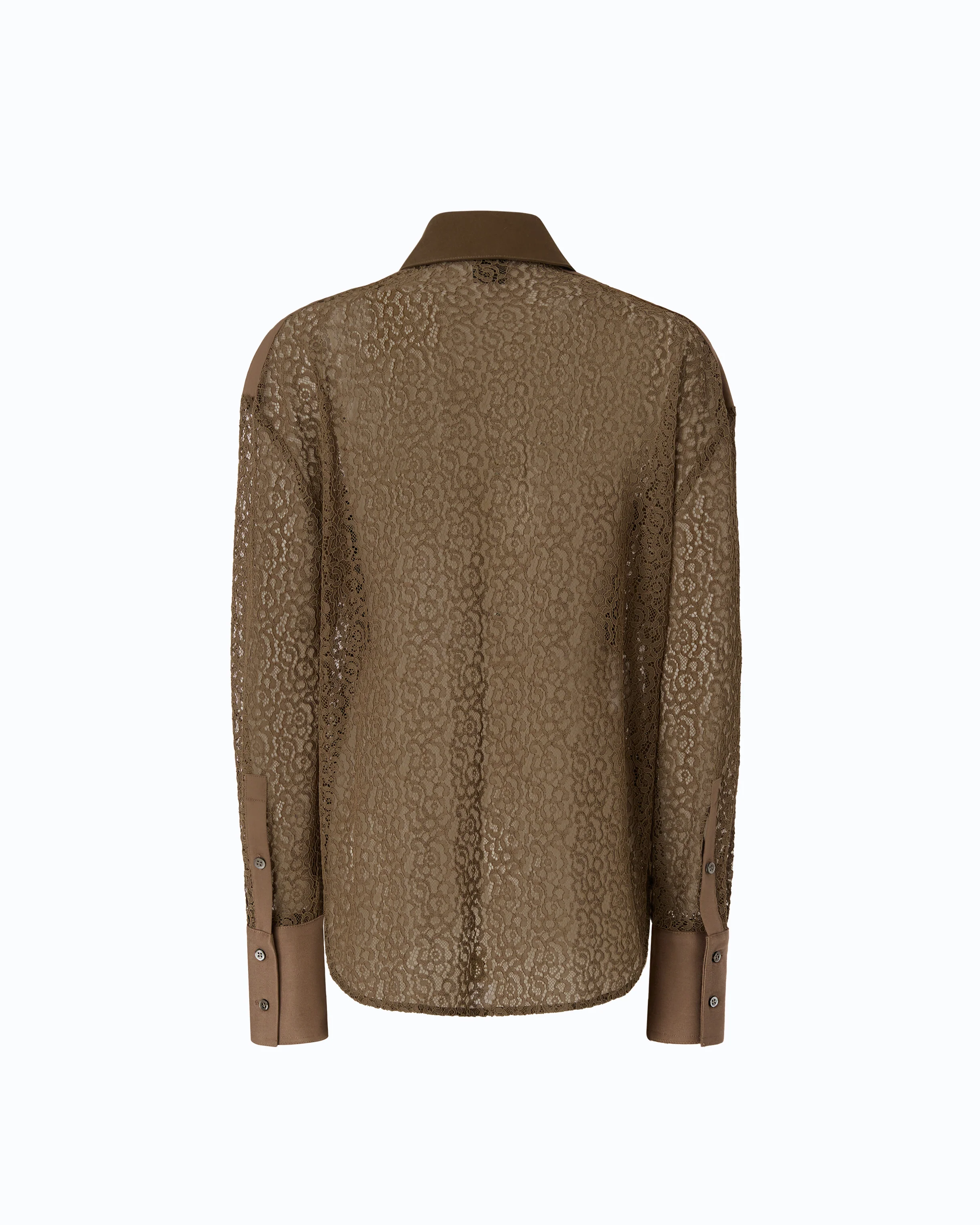 Lace shirt with pockets - Image 6