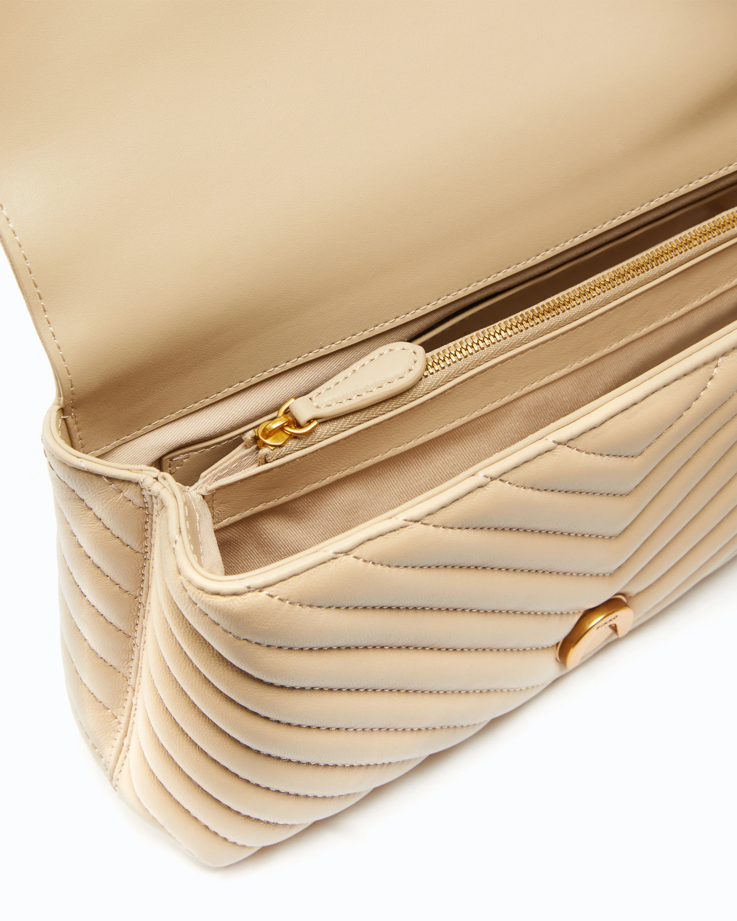 Lady Love Bag Puff medium handbag in chevron nappa leather - Image 4