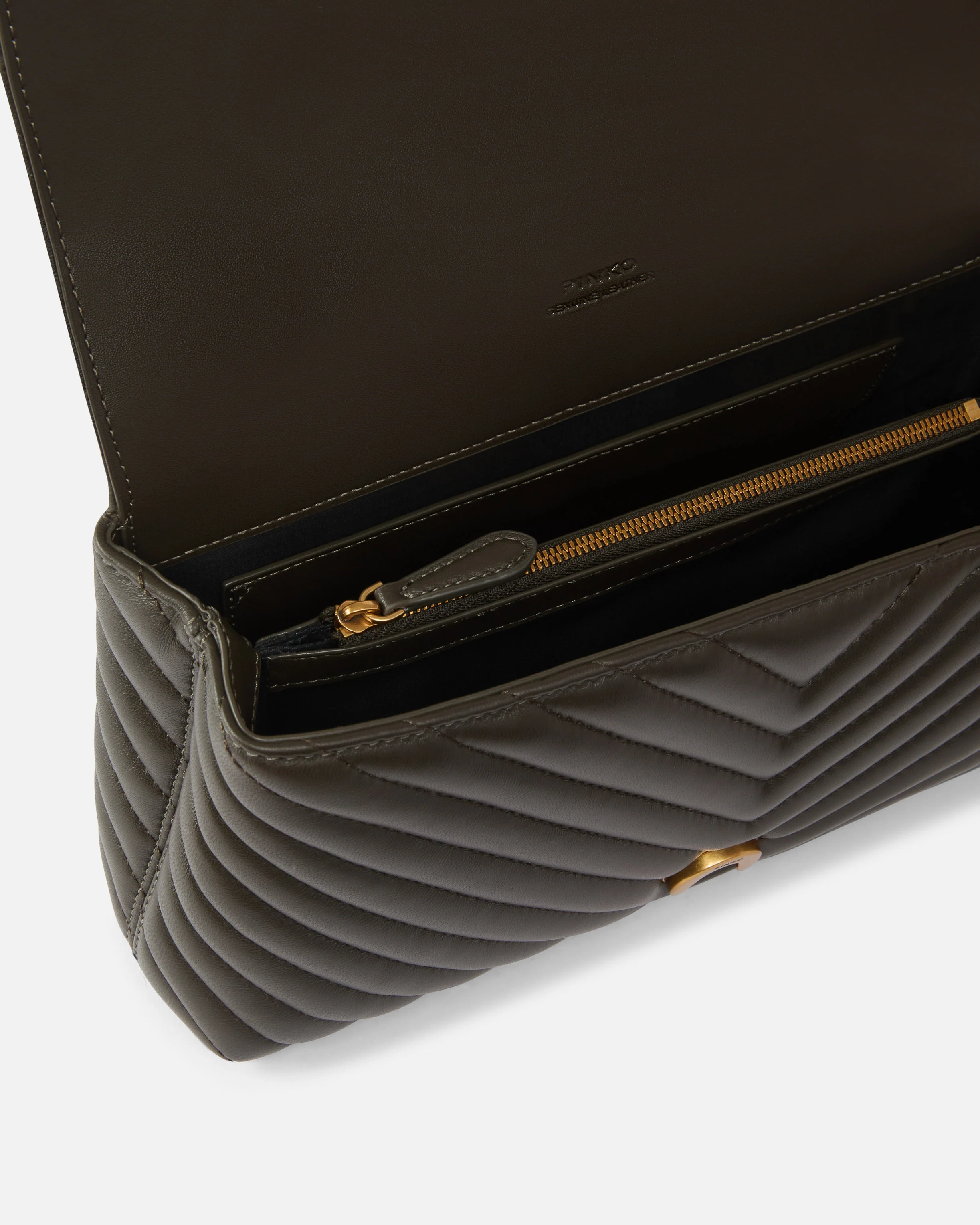 Lady Love Bag Puff medium handbag in chevron nappa leather - Image 4