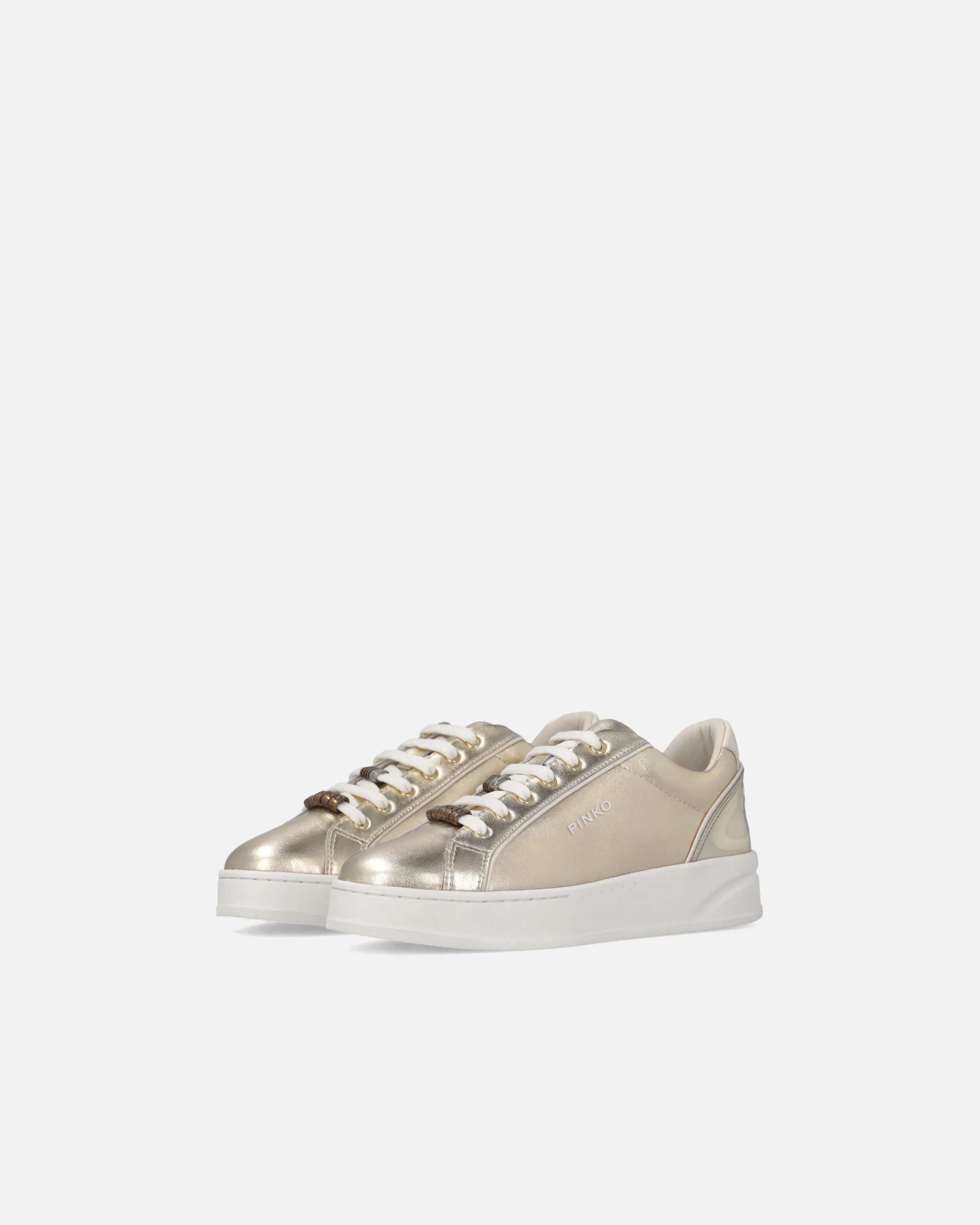 Laminated sneakers with logo - Image 6