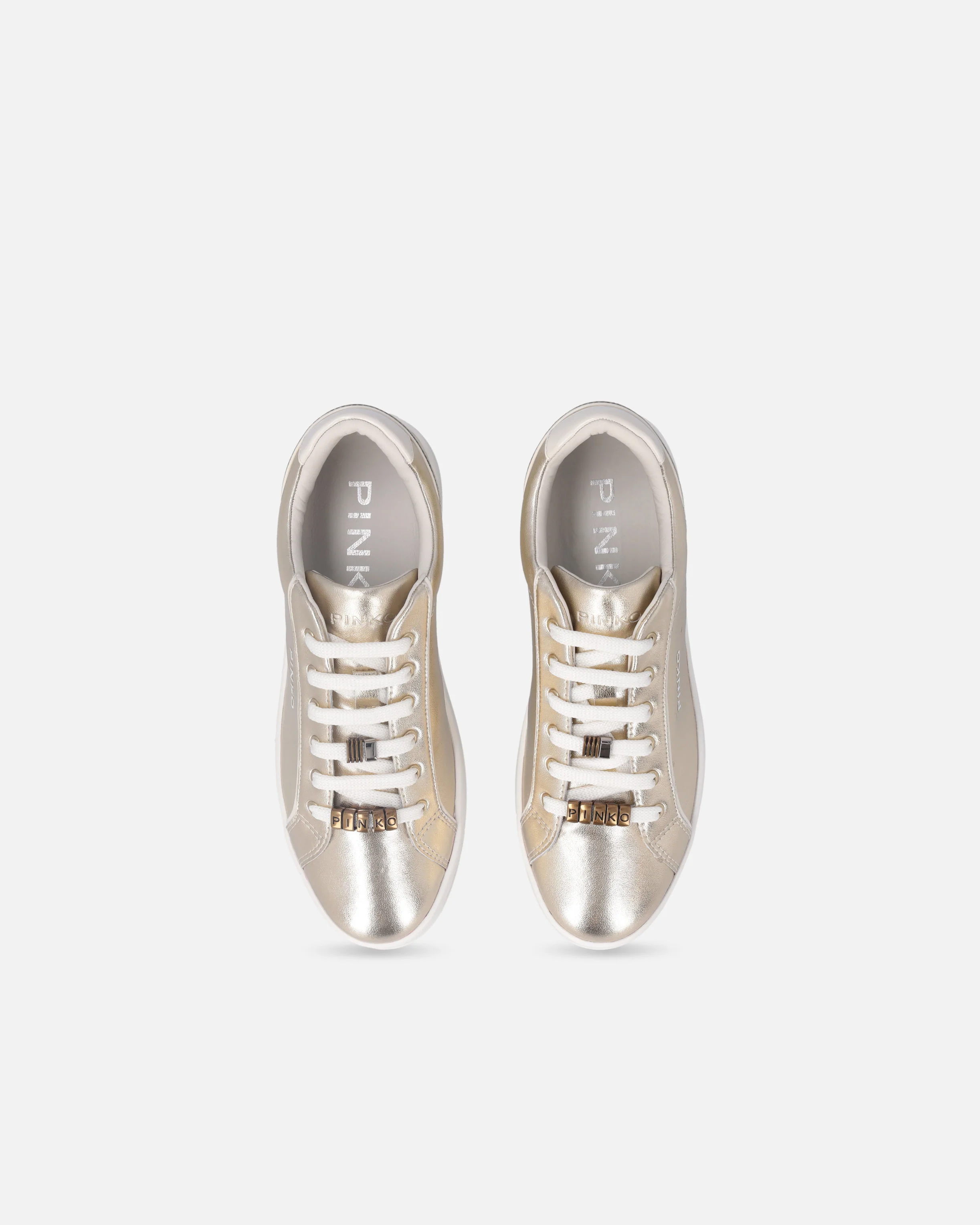 Laminated sneakers with logo - Image 9