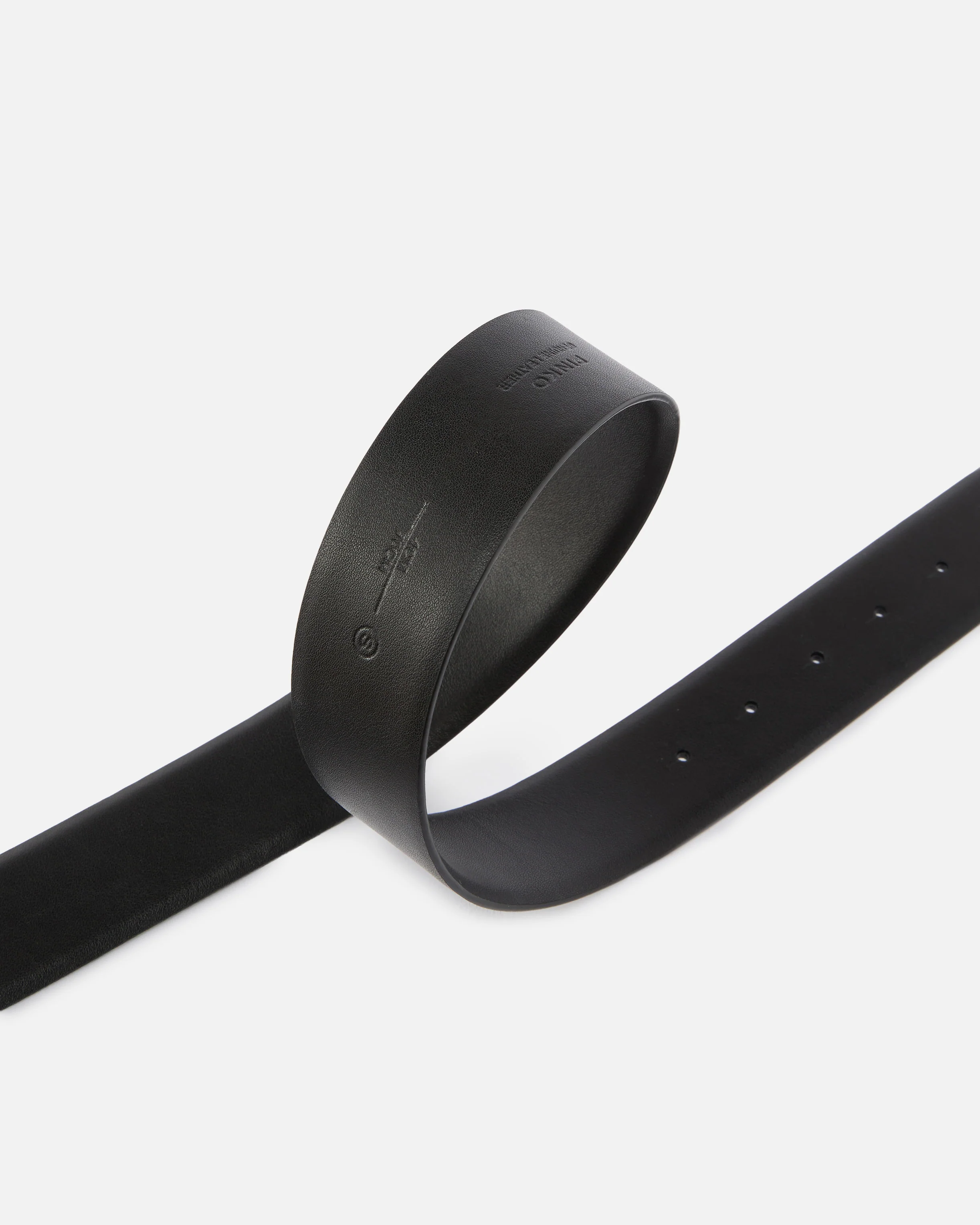 Leather belt with jewel medallion, 4cm - Image 4